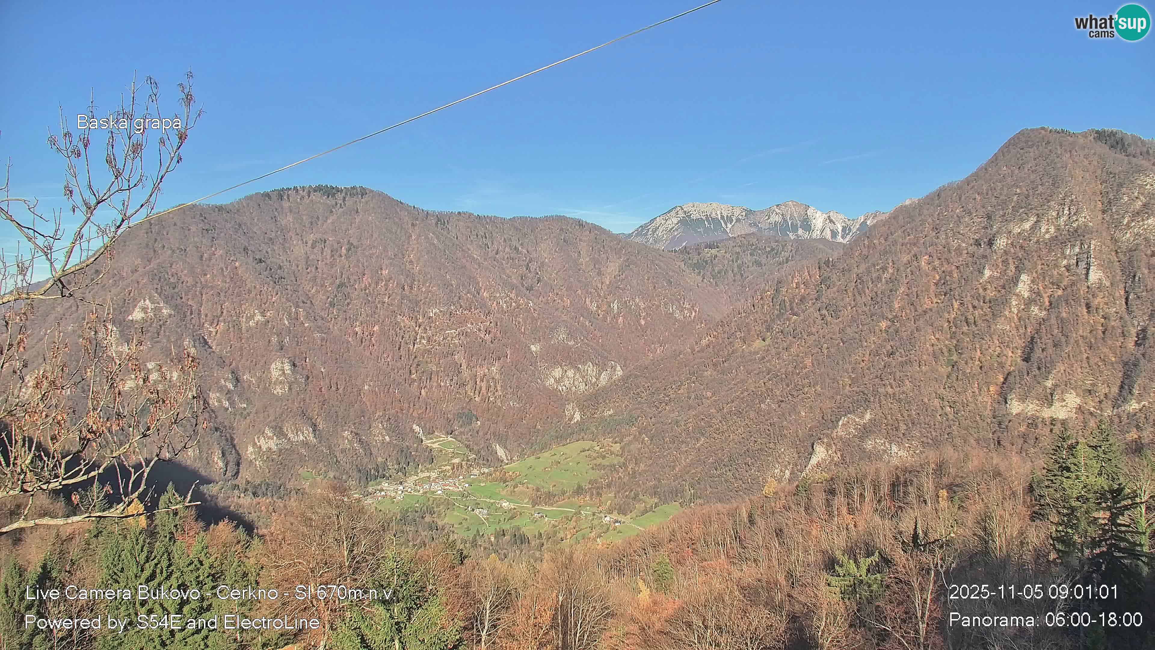 Webcam Bukovo – Baška grapa | Cerkno | Slovenia