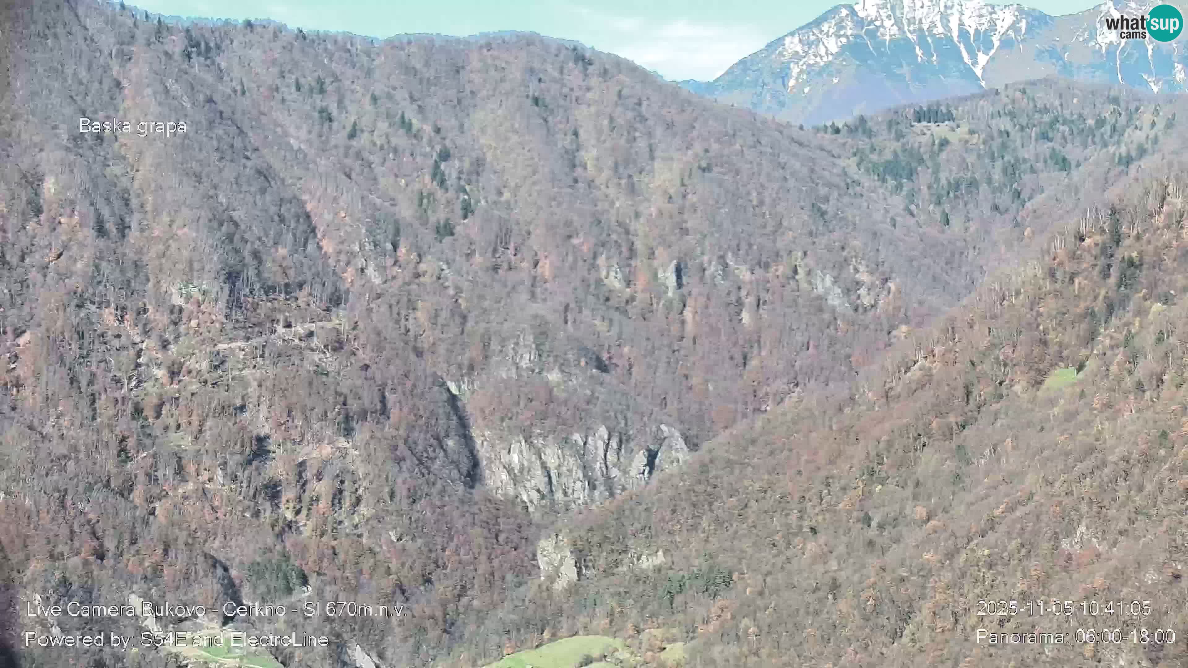 Webcam Bukovo – Baška grapa | Cerkno | Slovenia
