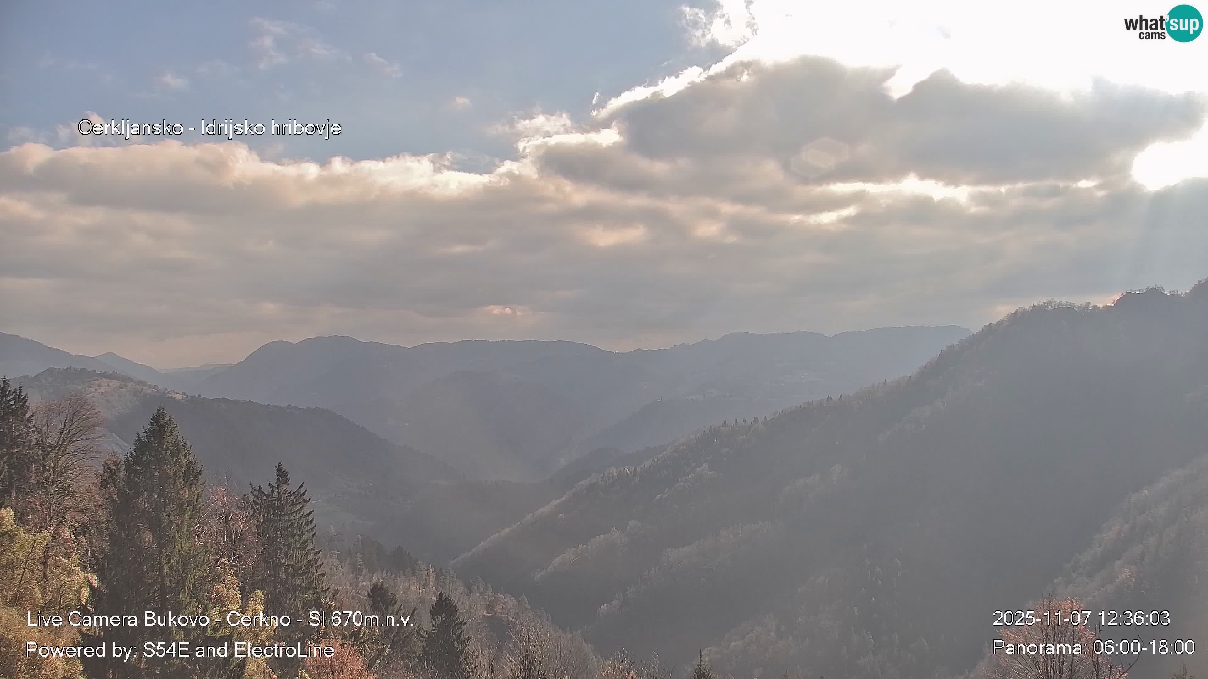 Web kamera Bukovo – Baška grapa | Cerkno | Slovenija
