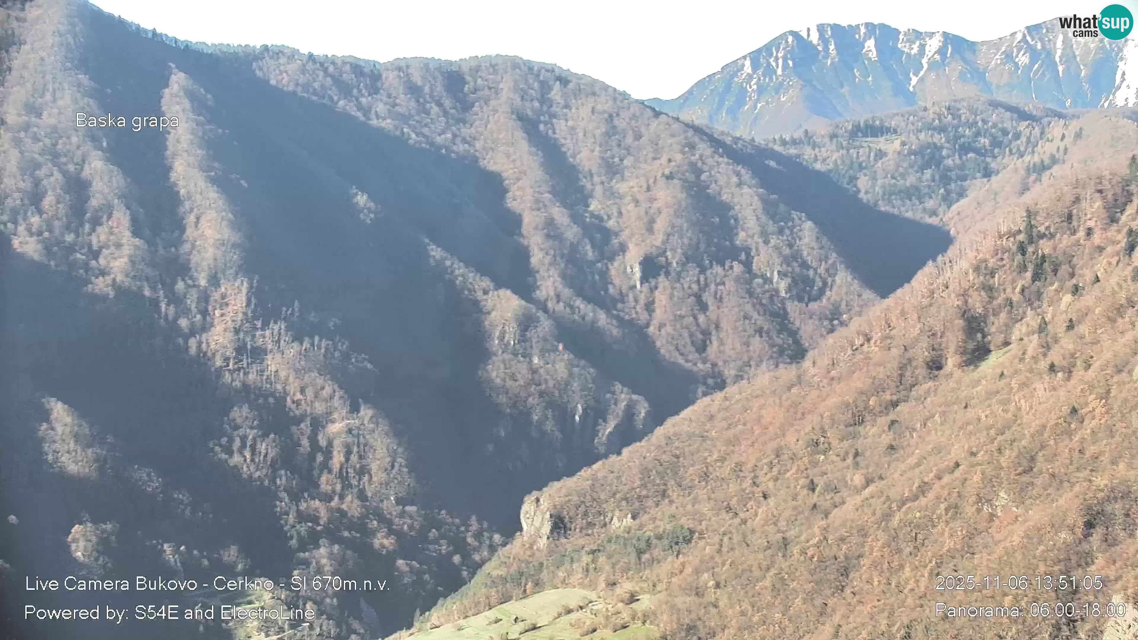 Webcam Bukovo – Baška grapa | Cerkno | Slovenia