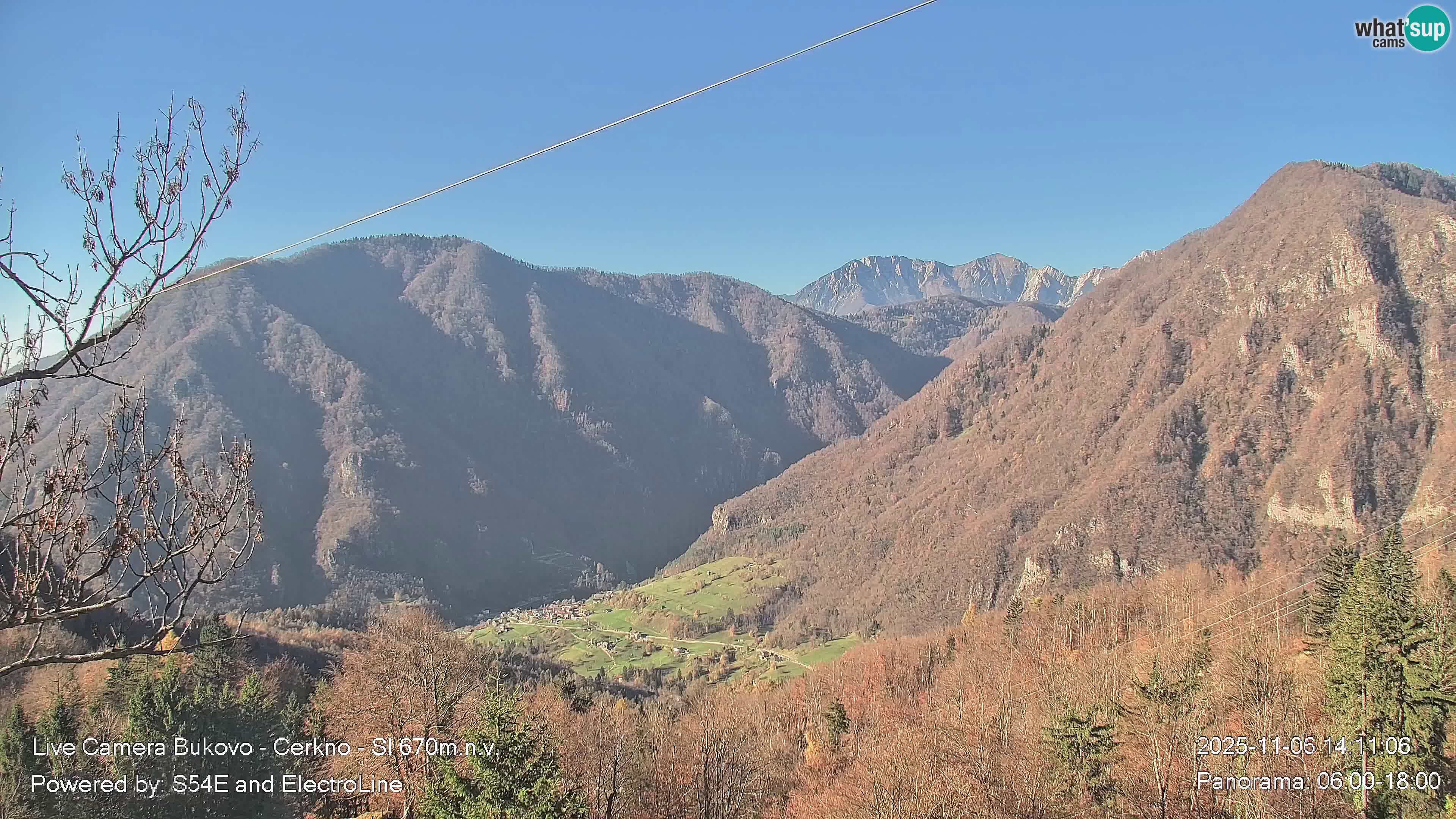 Webcam en vivo Bukovo – Baška grapa | Cerkno | Eslovenia