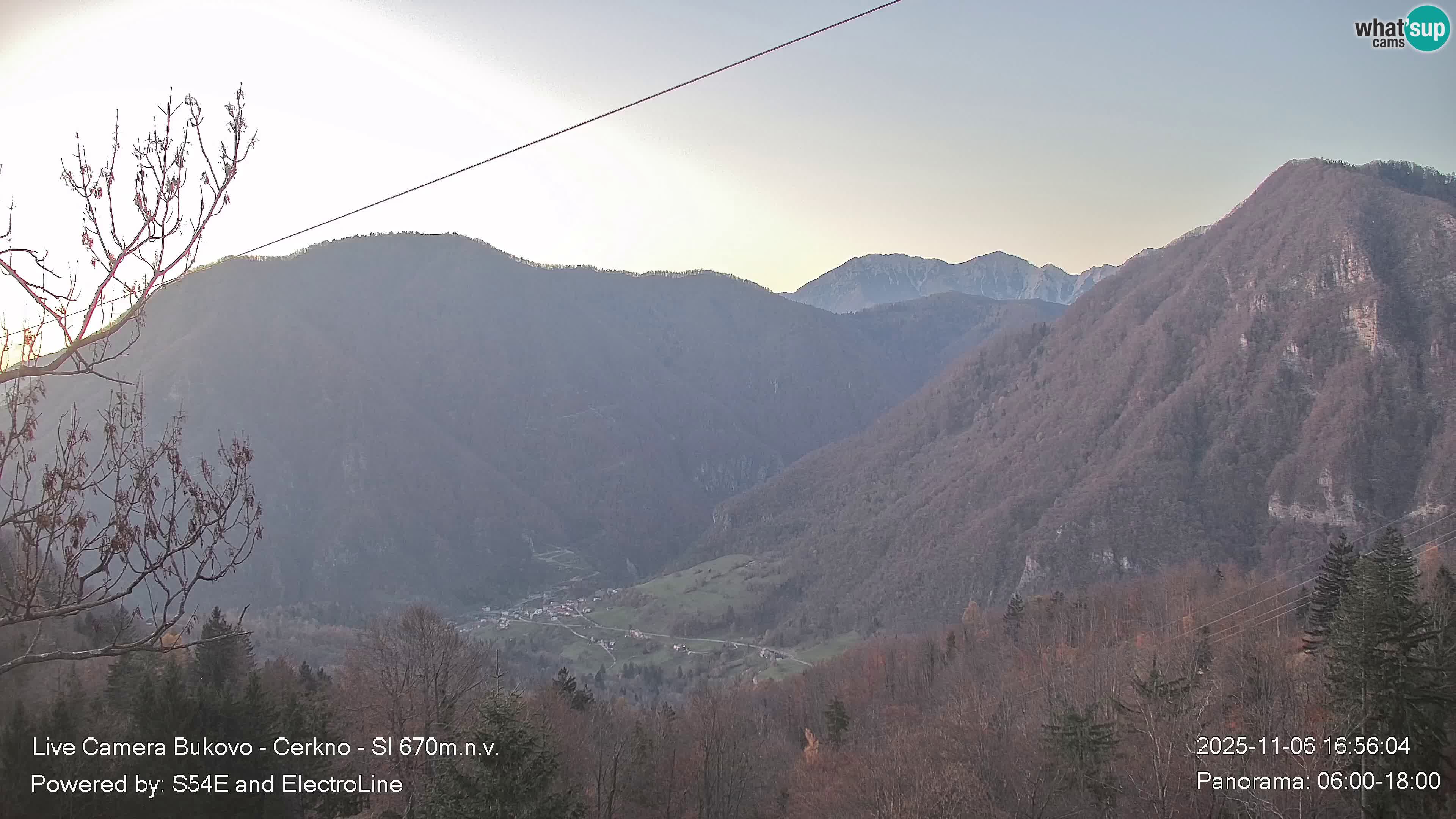 Web kamera Bukovo – Baška grapa | Cerkno | Slovenija