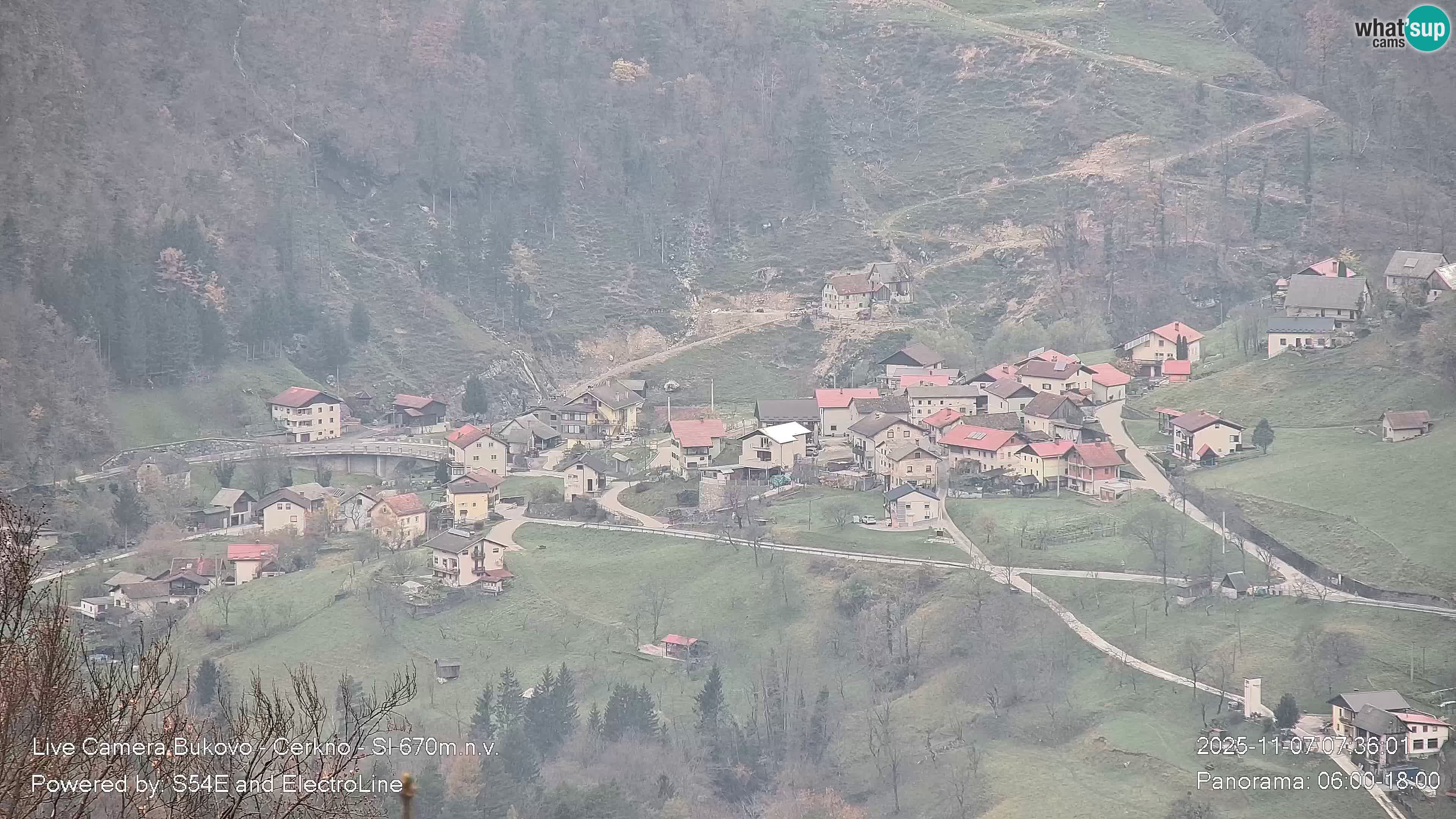 Web kamera Bukovo – Baška grapa | Cerkno | Slovenija