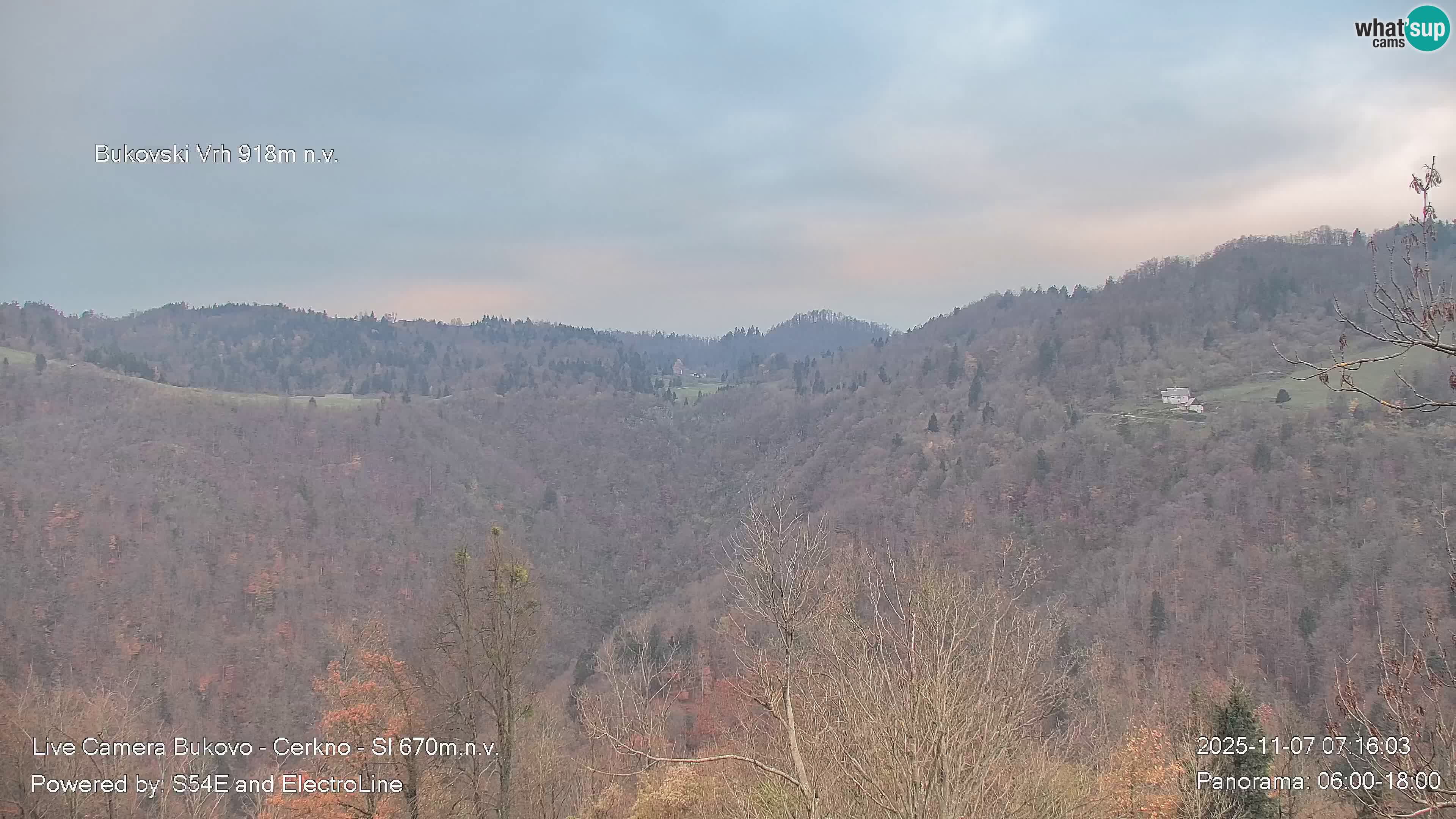Webcam Bukovo – Baška grapa | Cerkno | Slovénie
