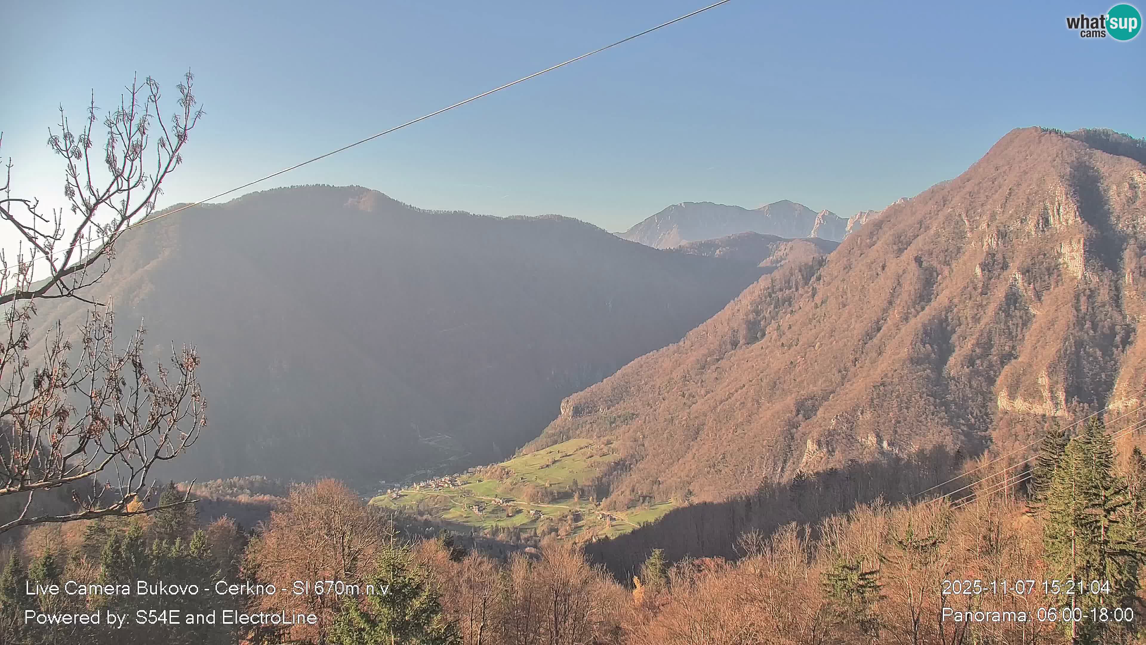 Web kamera Bukovo – Baška grapa | Cerkno | Slovenija