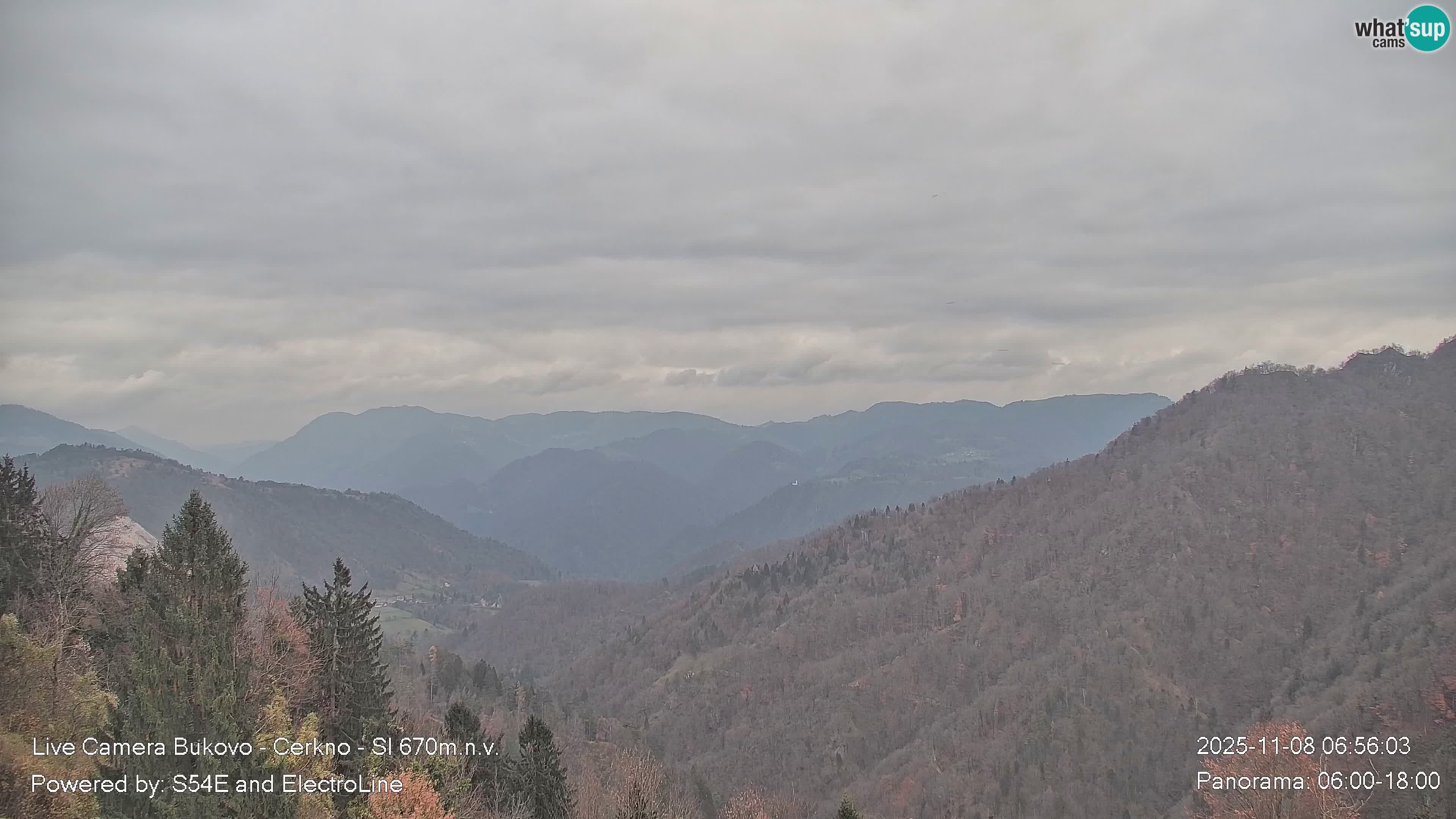 Web kamera Bukovo – Baška grapa | Cerkno | Slovenija