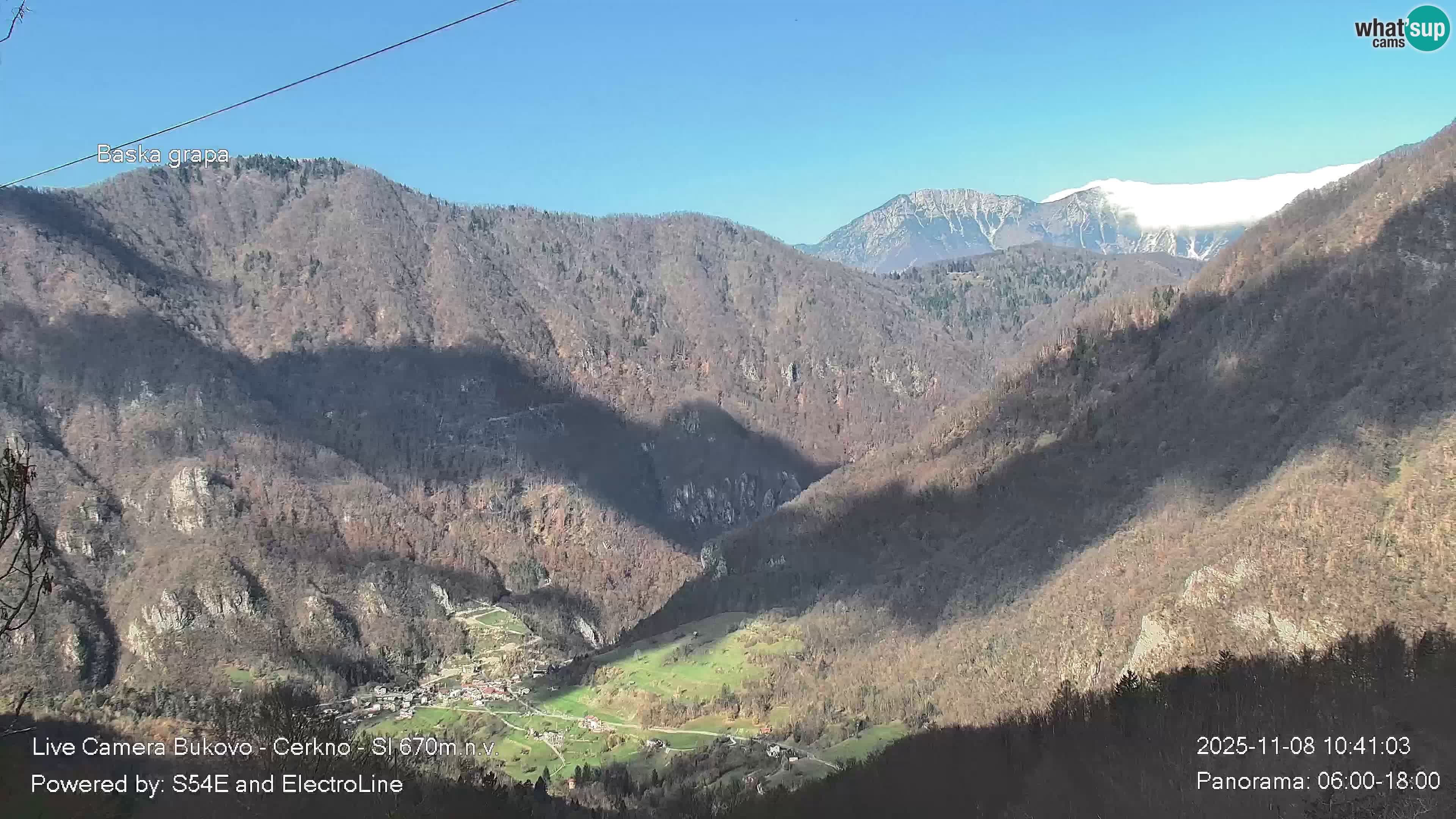 Webcam Bukovo – Baška grapa | Cerkno | Slovenia