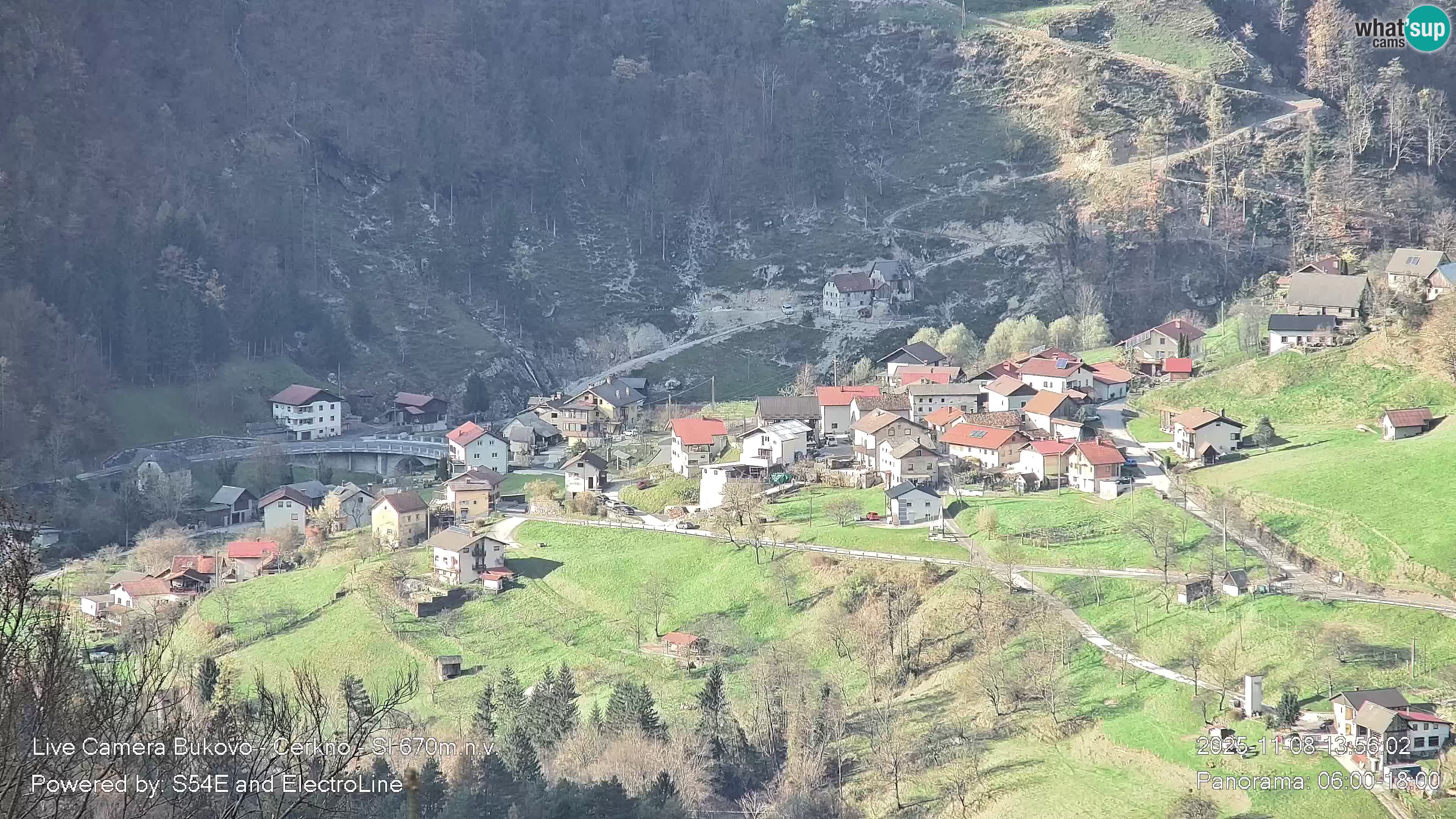 Webcam Bukovo – Baška grapa | Cerkno | Slovenia