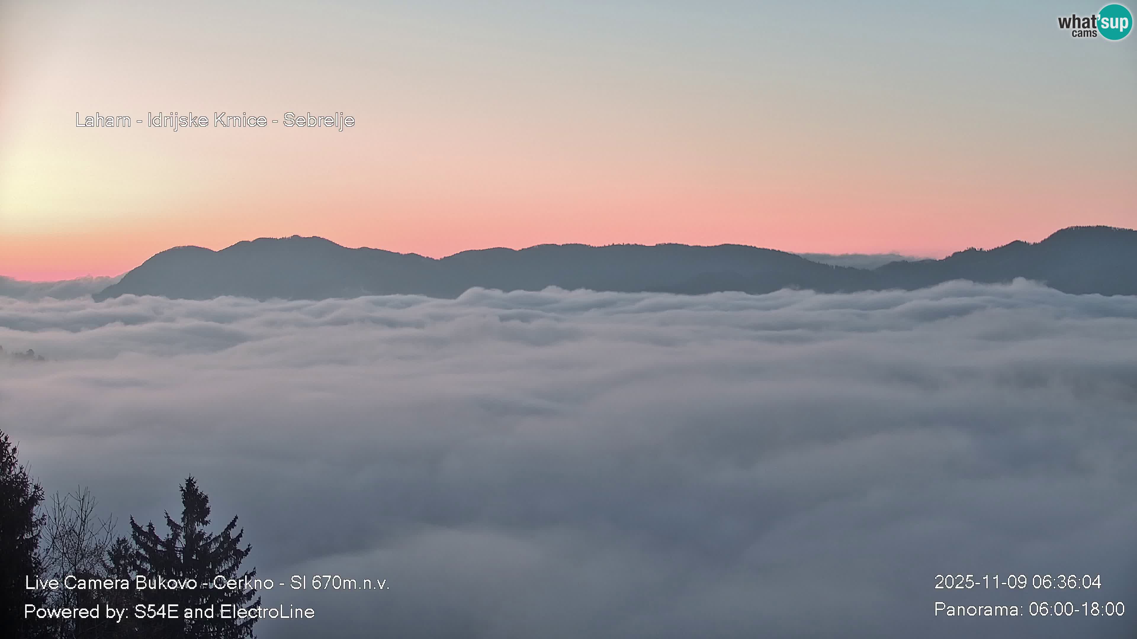 Web kamera Bukovo – Baška grapa | Cerkno | Slovenija
