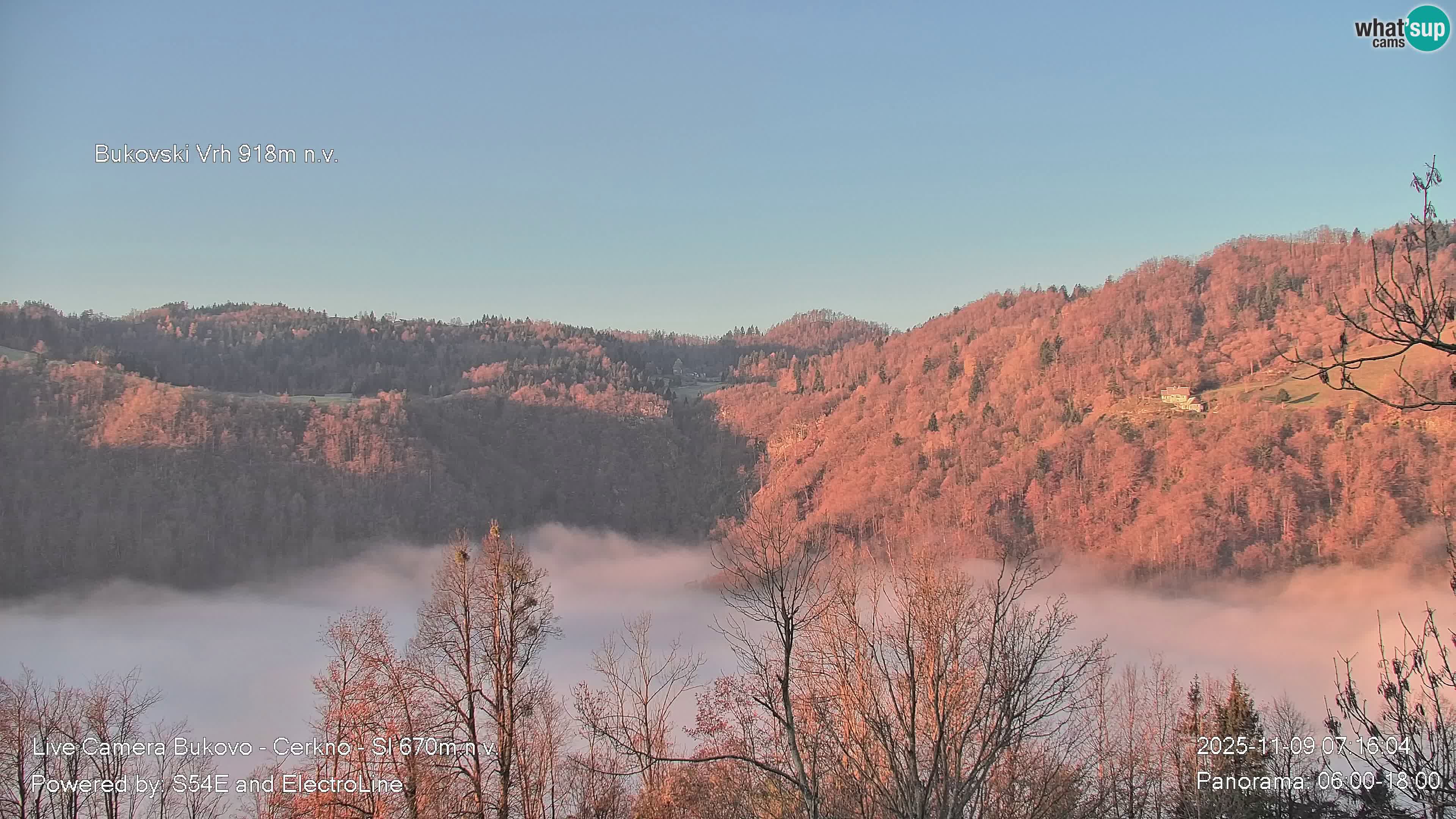 Webcam Bukovo – Baška grapa | Cerkno | Slovénie