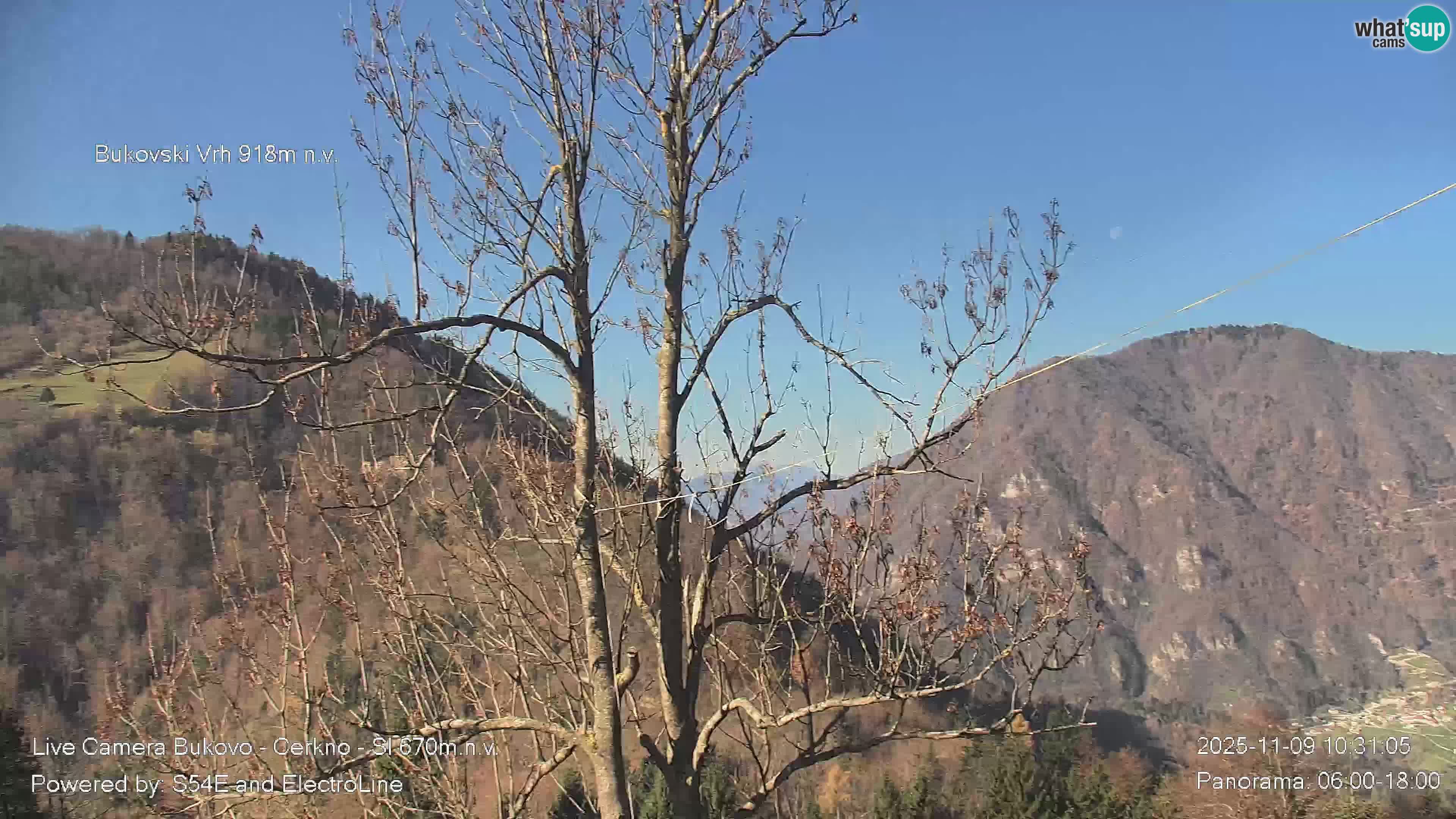 Web kamera Bukovo – Baška grapa | Cerkno | Slovenija