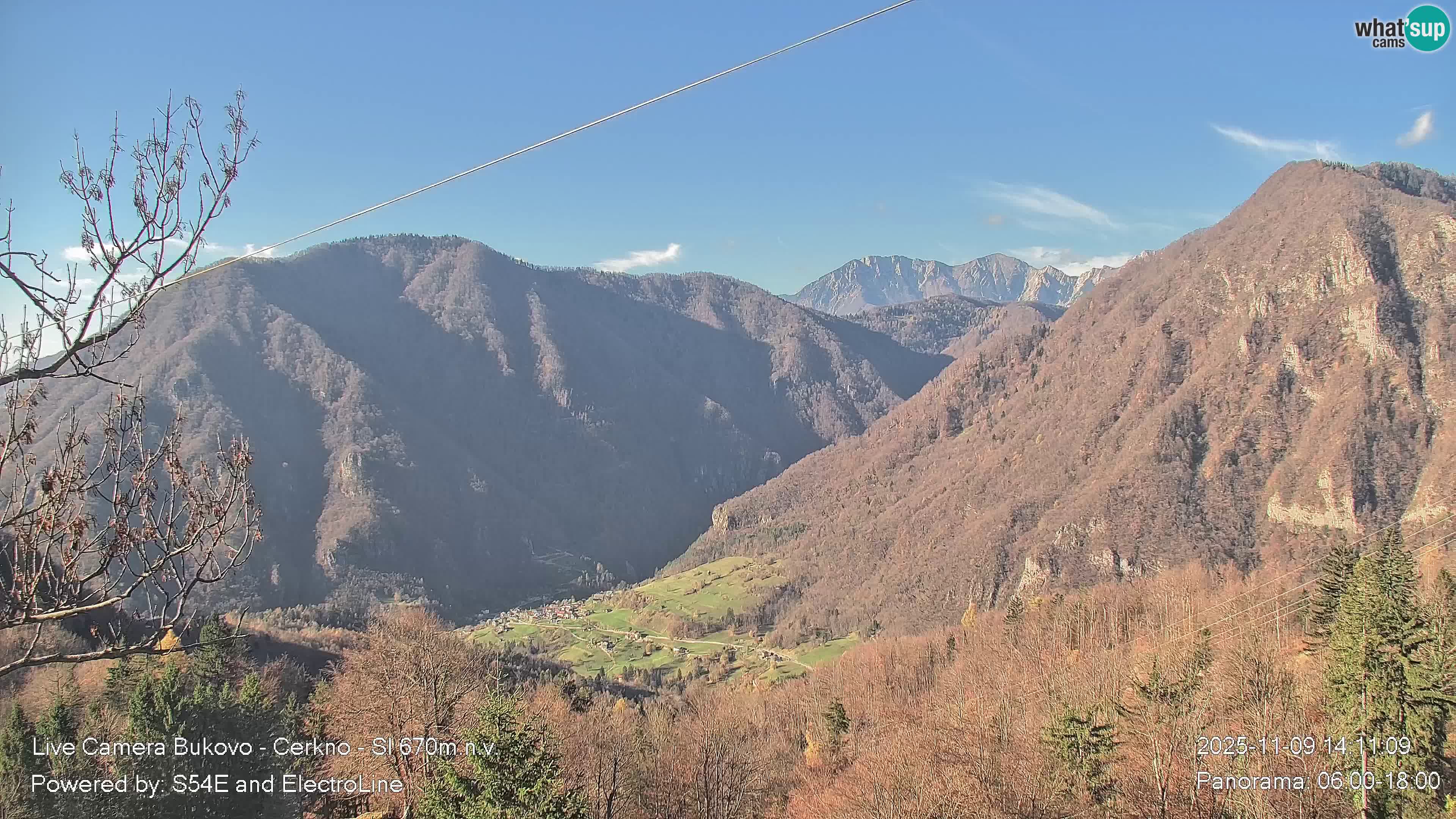Webcam Bukovo – Baška grapa | Cerkno | Slovénie