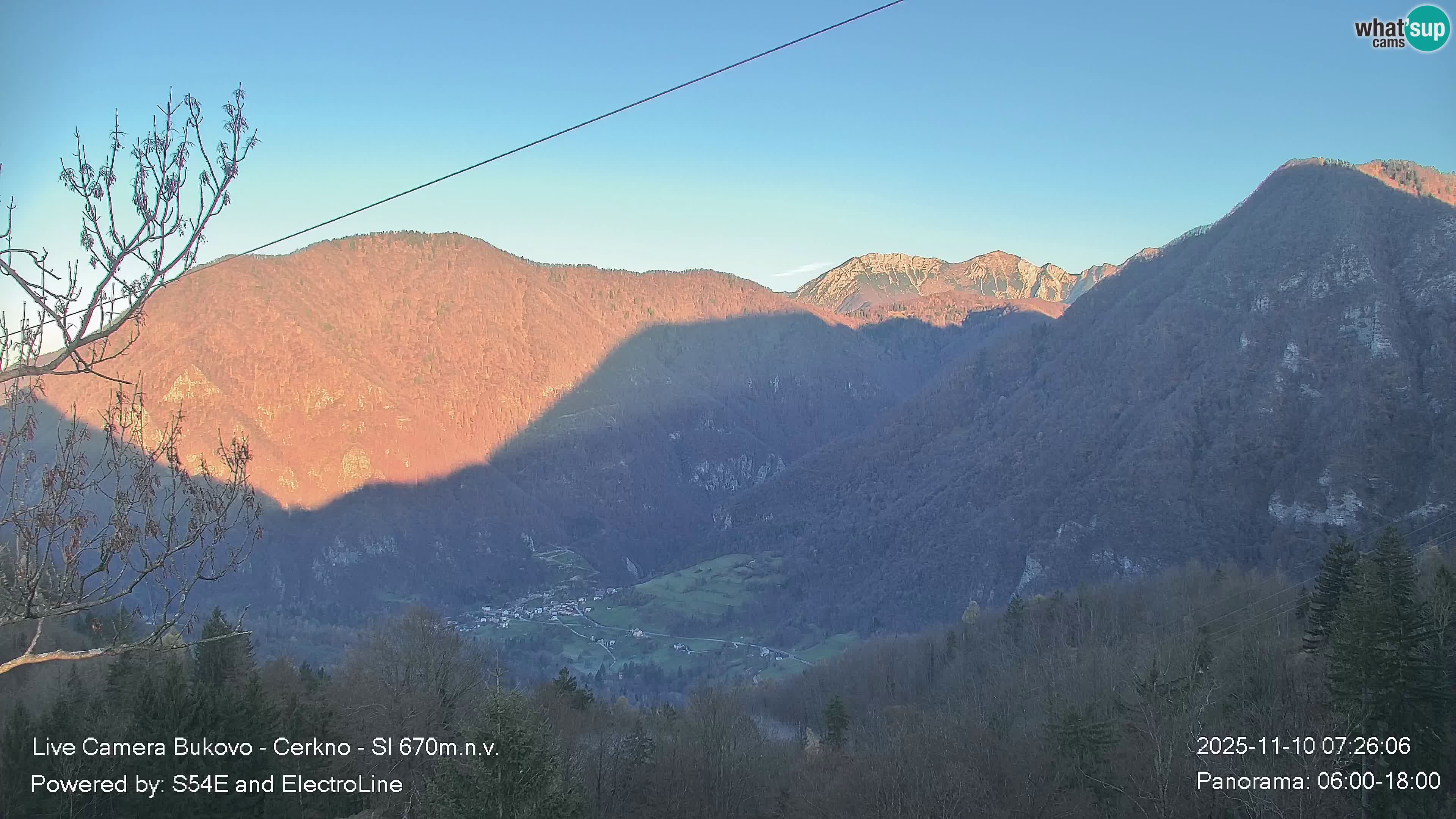 Bukovo Webcam – Baška grapa | Cerkno | Slowenien