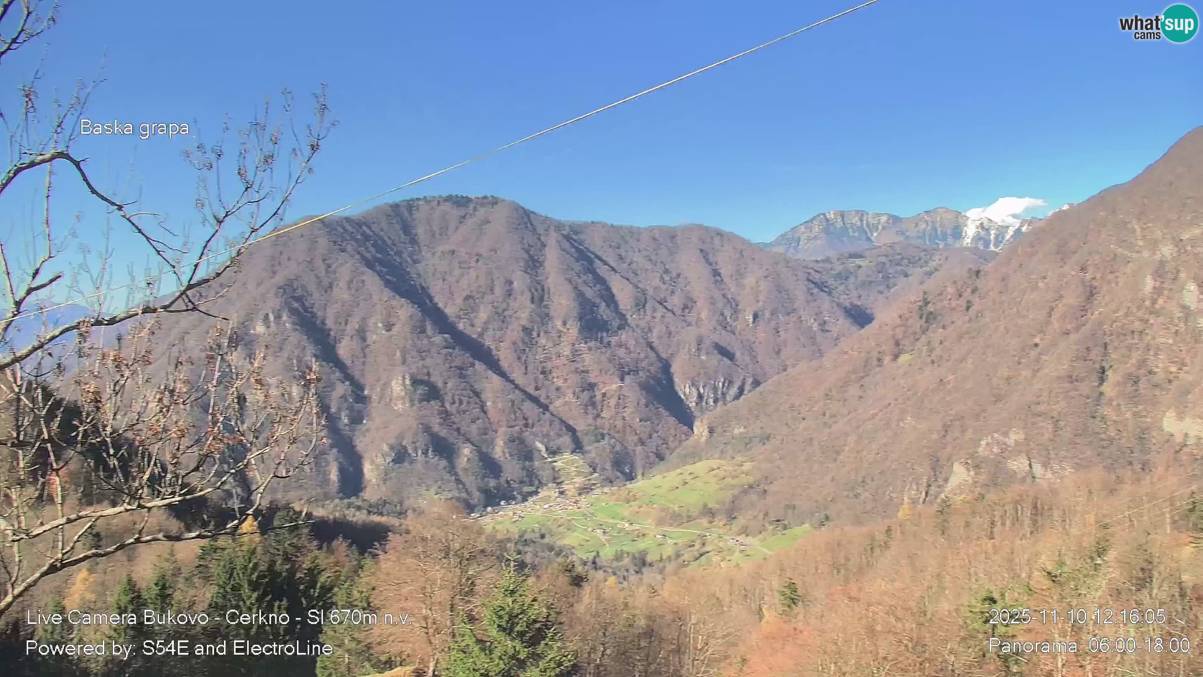 Bukovo Webcam – Baška grapa | Cerkno | Slowenien