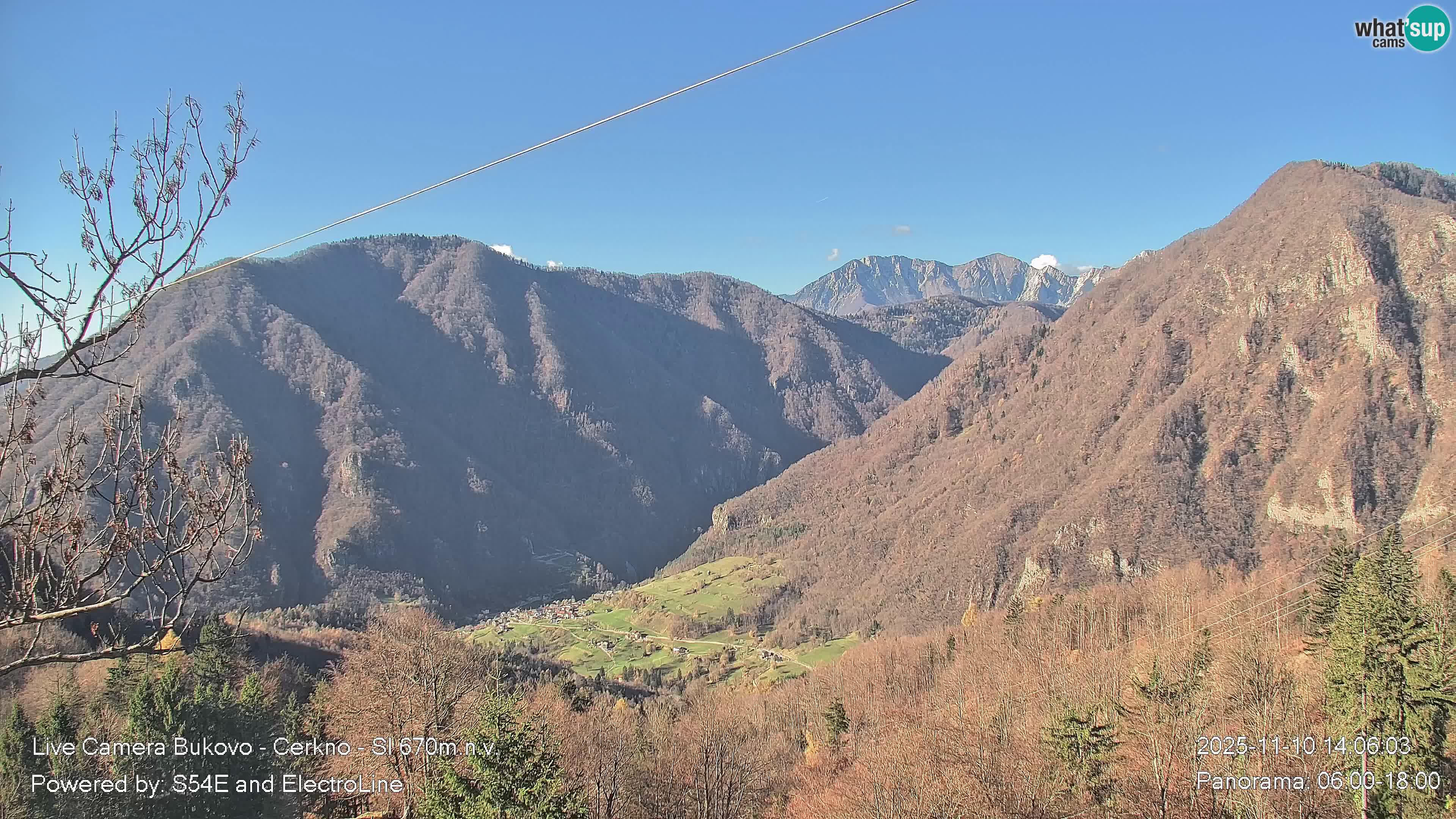 Webcam en vivo Bukovo – Baška grapa | Cerkno | Eslovenia