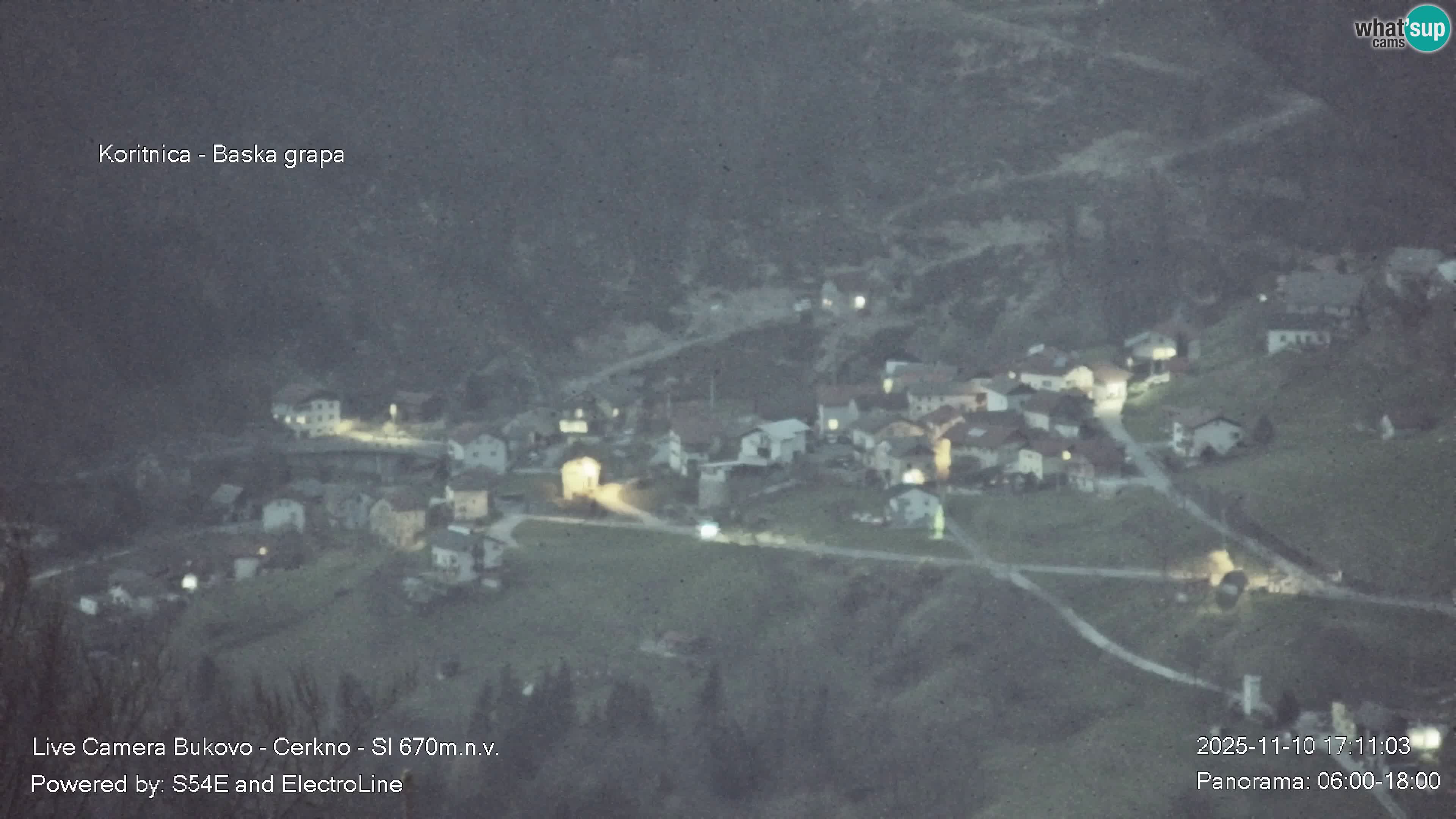 Webcam Bukovo – Baška grapa | Cerkno | Slovénie