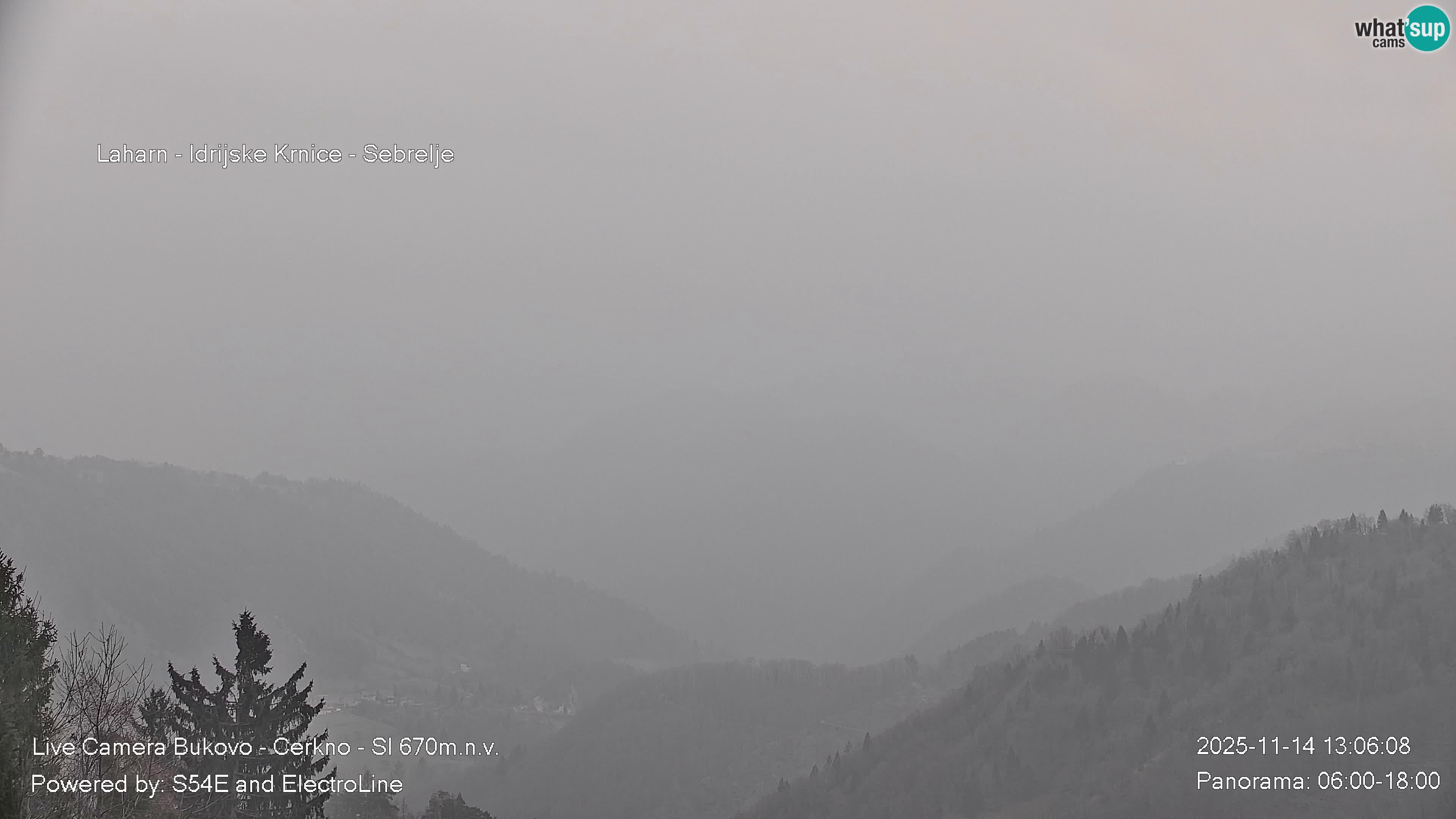 Webcam Bukovo – Baška grapa | Cerkno | Slovénie