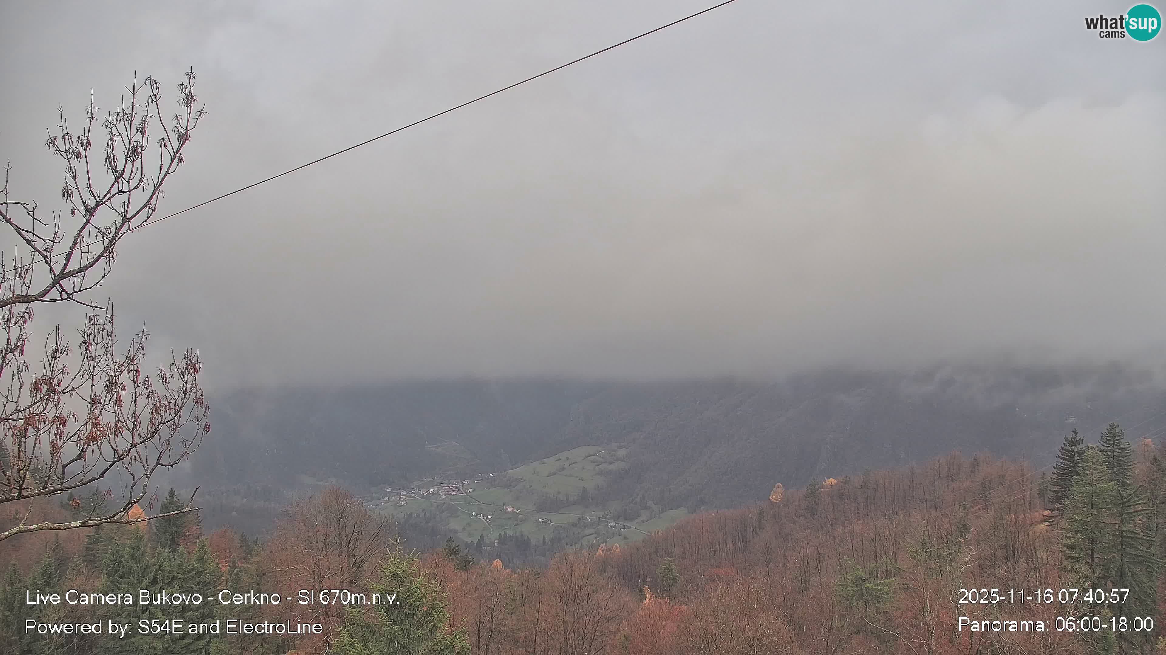 Web kamera Bukovo – Baška grapa | Cerkno | Slovenija