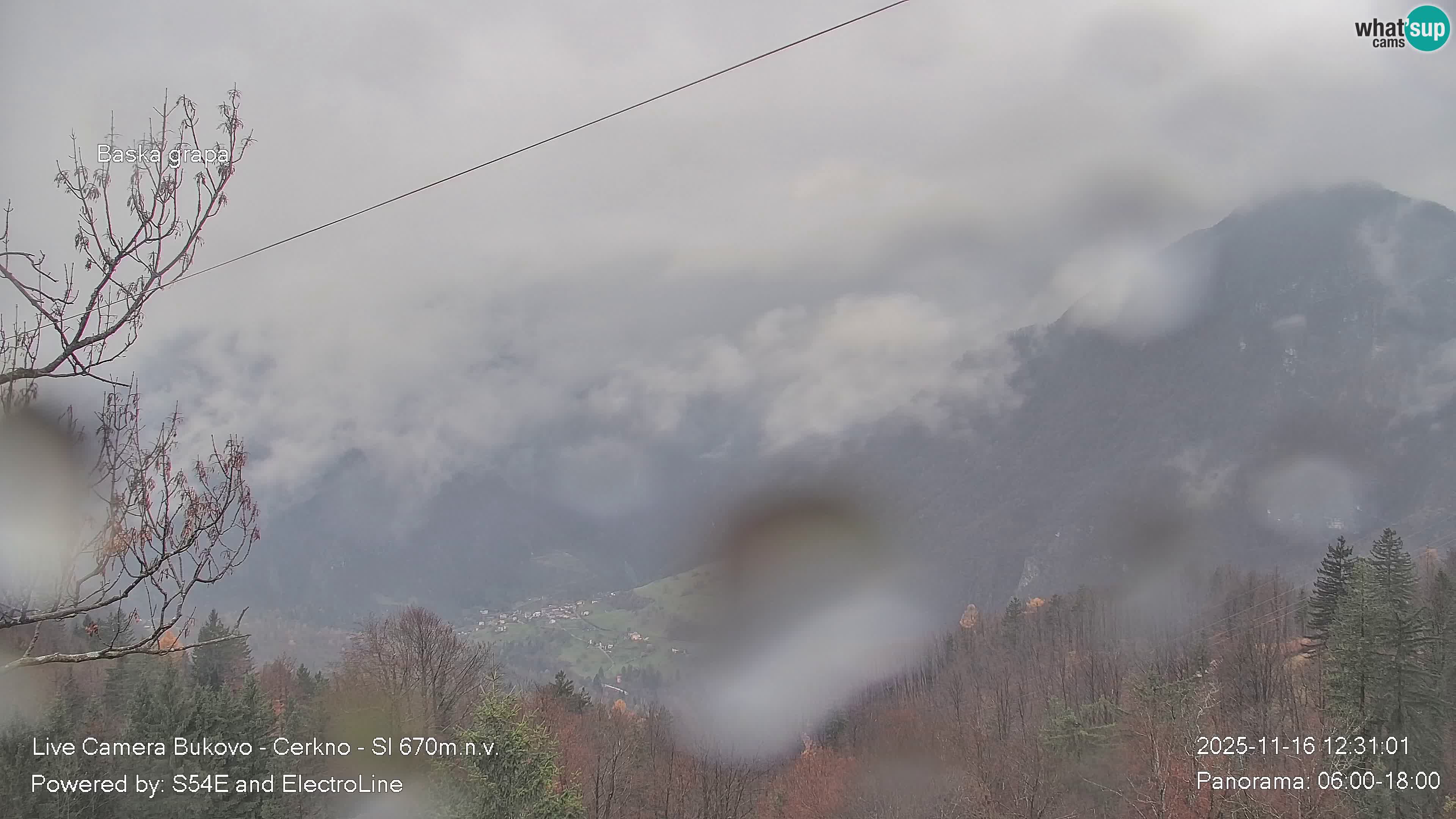 Bukovo Webcam – Baška grapa | Cerkno | Slowenien