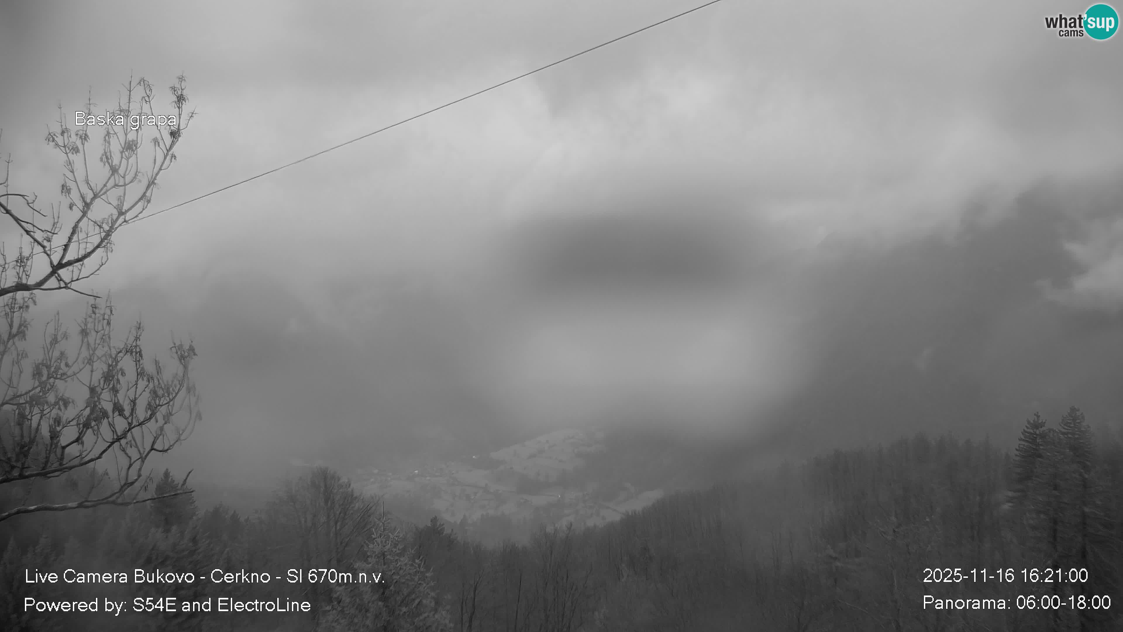 Web kamera Bukovo – Baška grapa | Cerkno | Slovenija