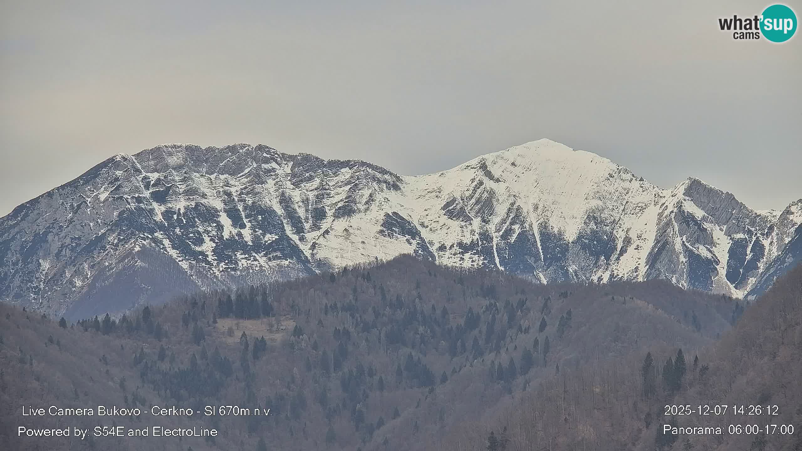 Web kamera Bukovo – Baška grapa | Cerkno | Slovenija