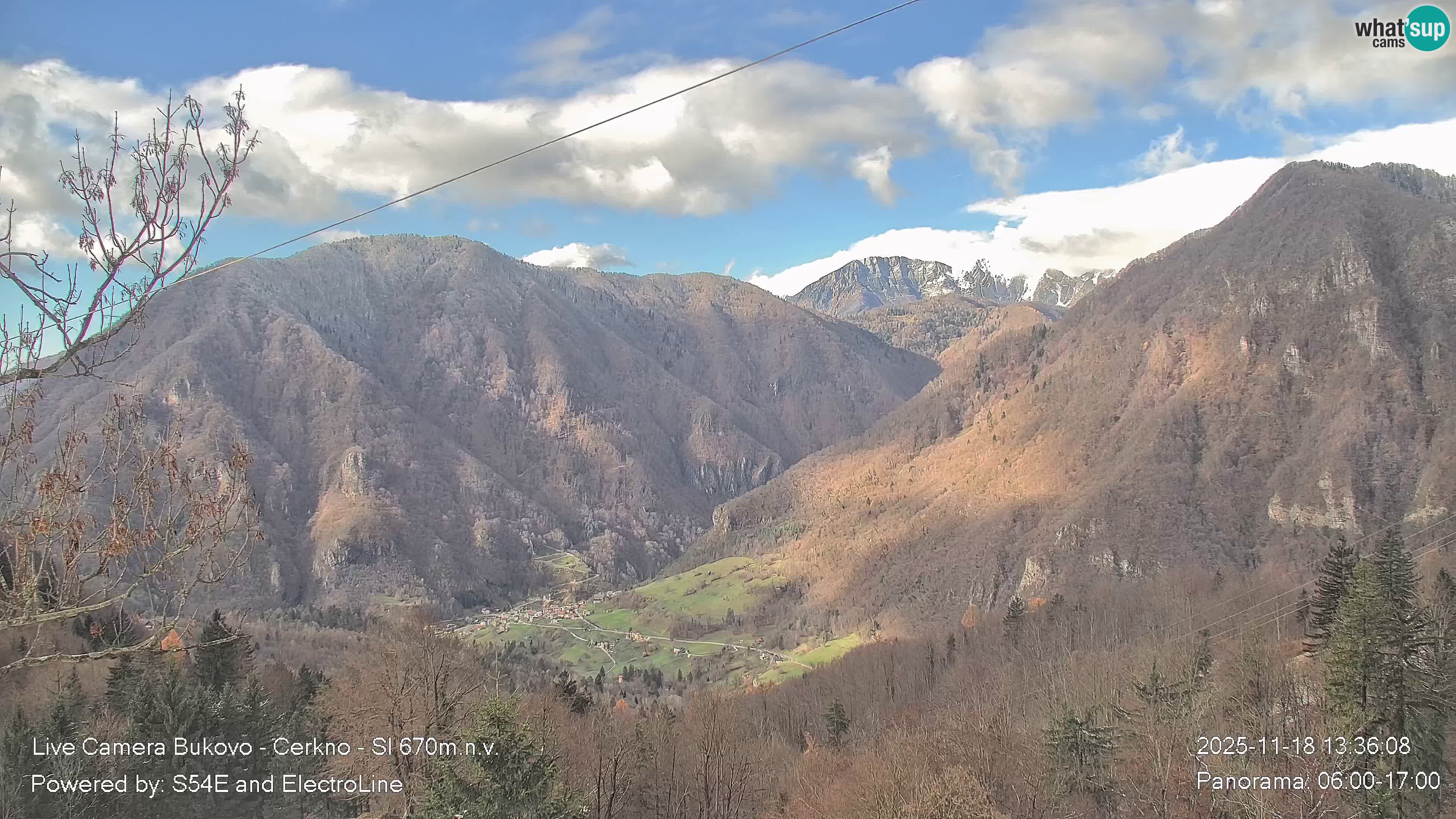 Webcam en vivo Bukovo – Baška grapa | Cerkno | Eslovenia