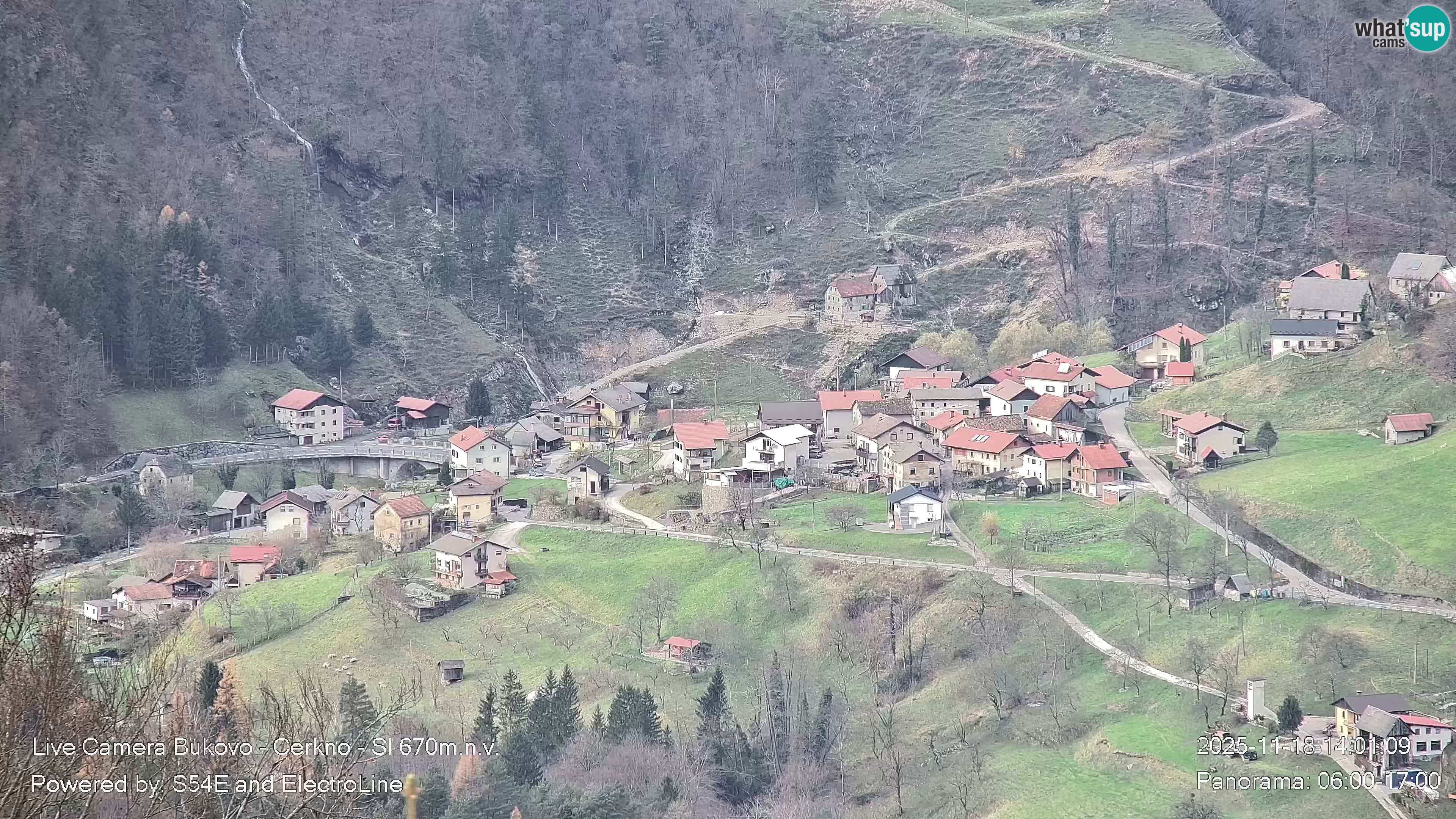 Webcam Bukovo – Baška grapa | Cerkno | Slovenia