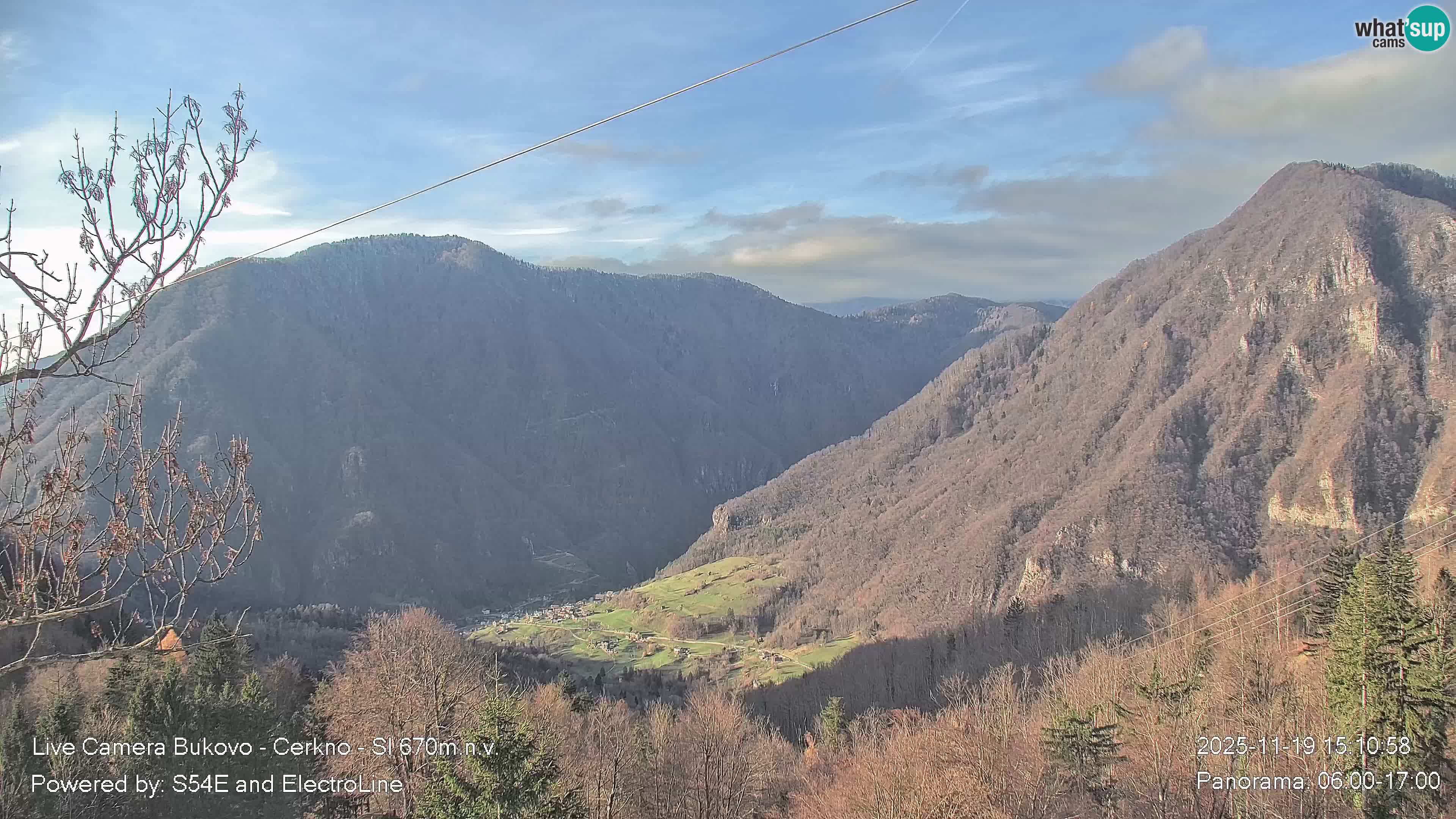 Webcam Bukovo – Baška grapa | Cerkno | Slovénie