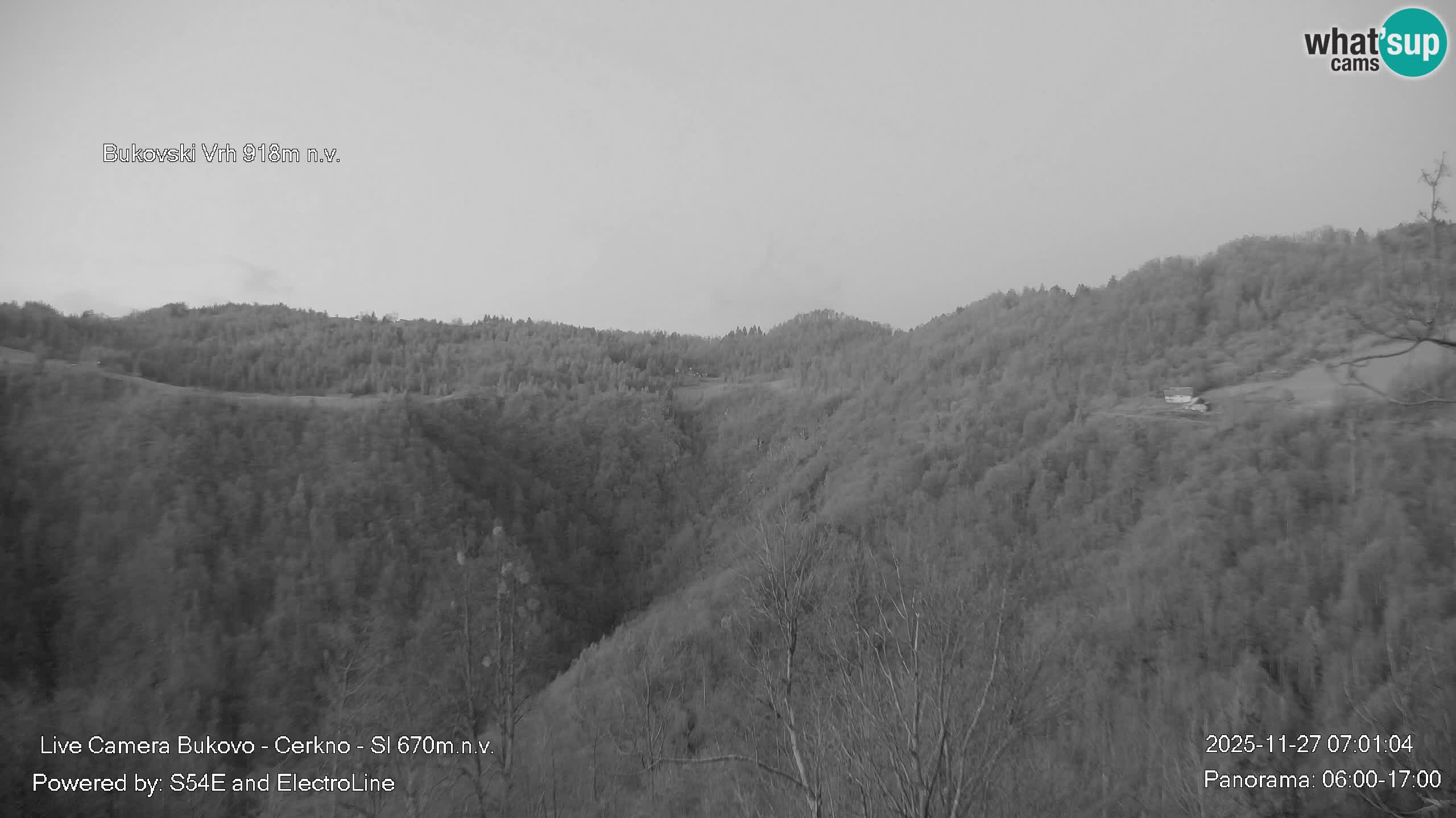 Web kamera Bukovo – Baška grapa | Cerkno | Slovenija