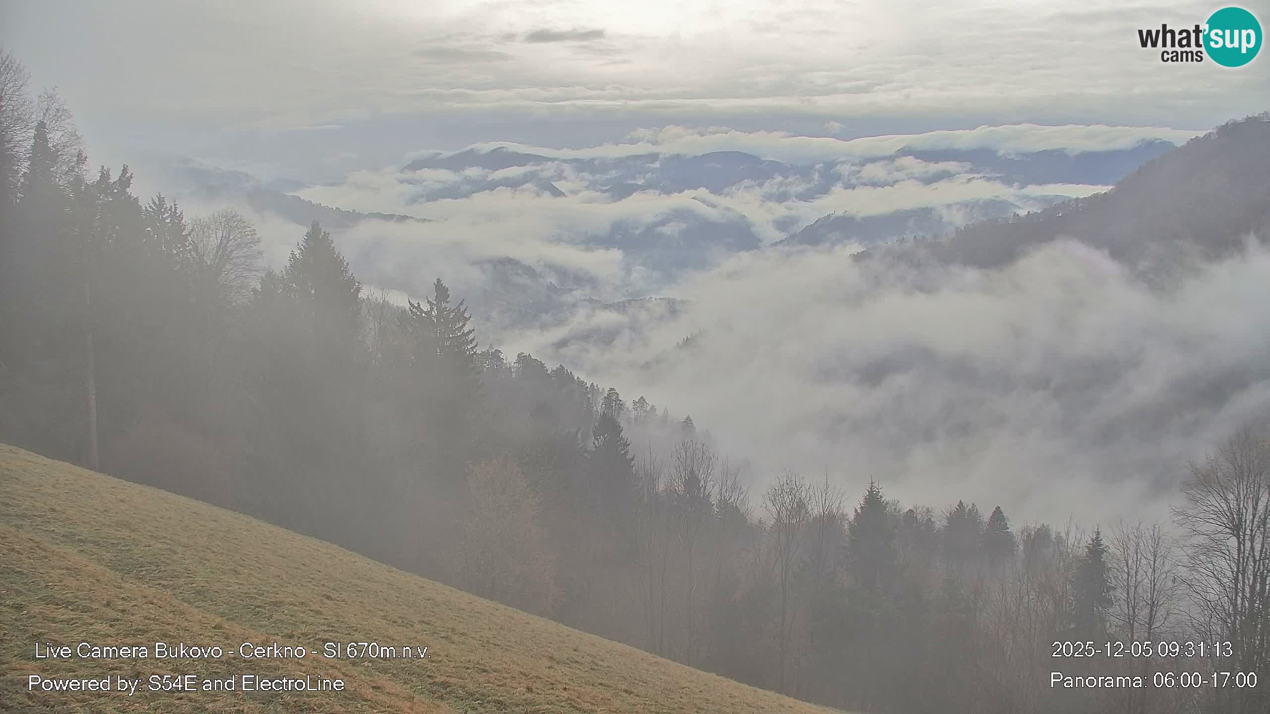 Web kamera Bukovo – Baška grapa | Cerkno | Slovenija