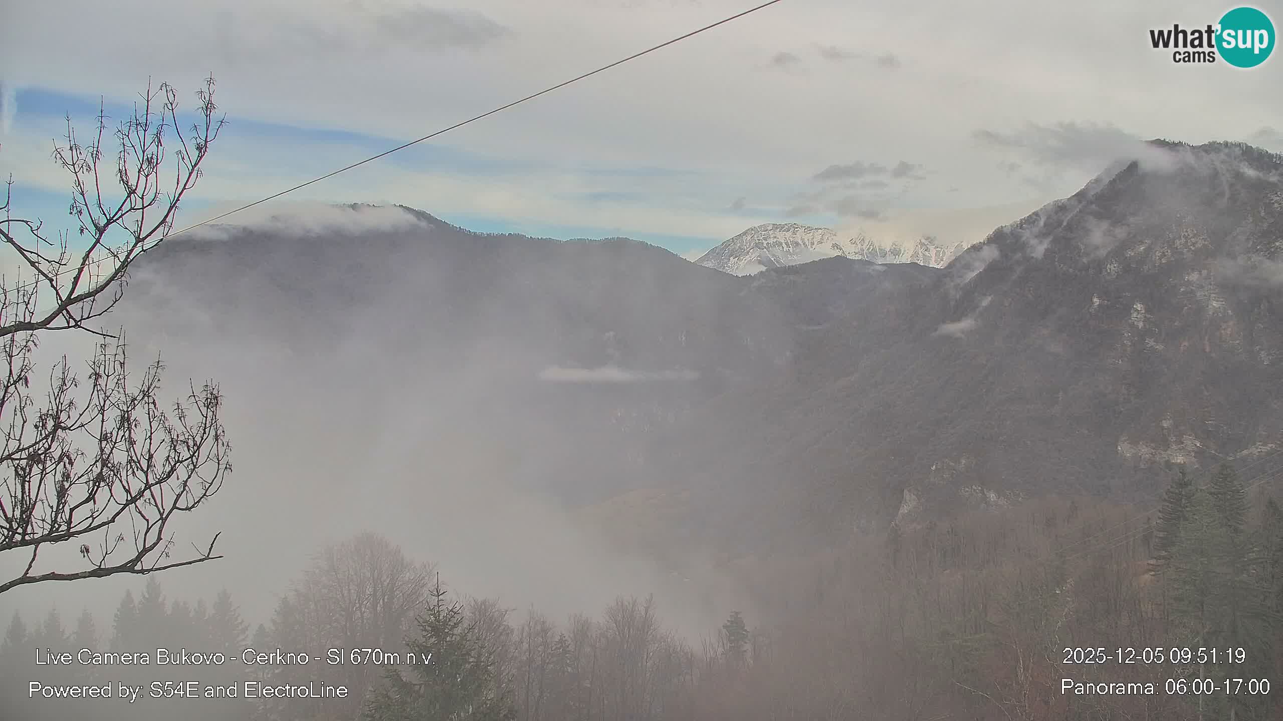 Web kamera Bukovo – Baška grapa | Cerkno | Slovenija