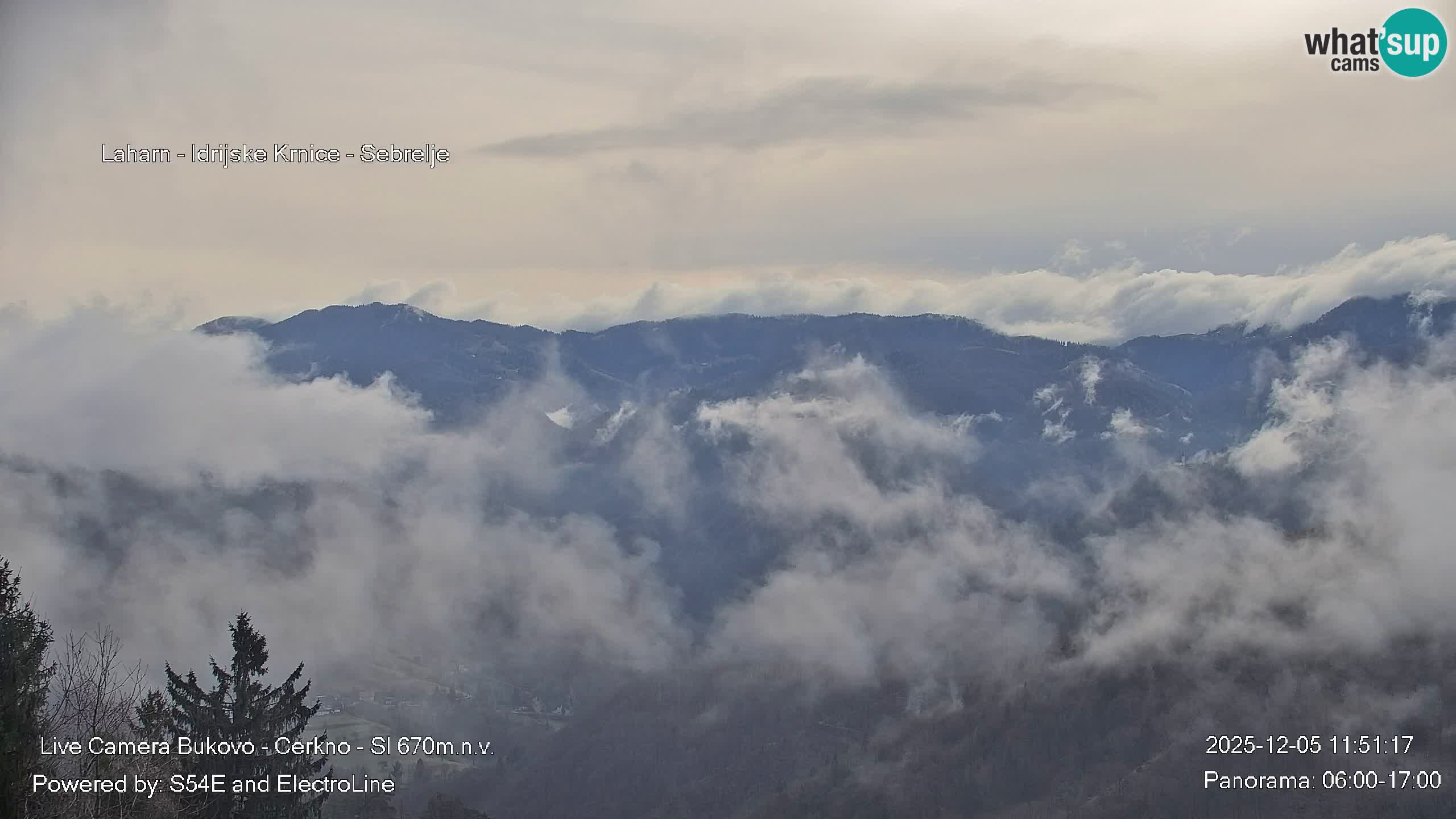 Web kamera Bukovo – Baška grapa | Cerkno | Slovenija