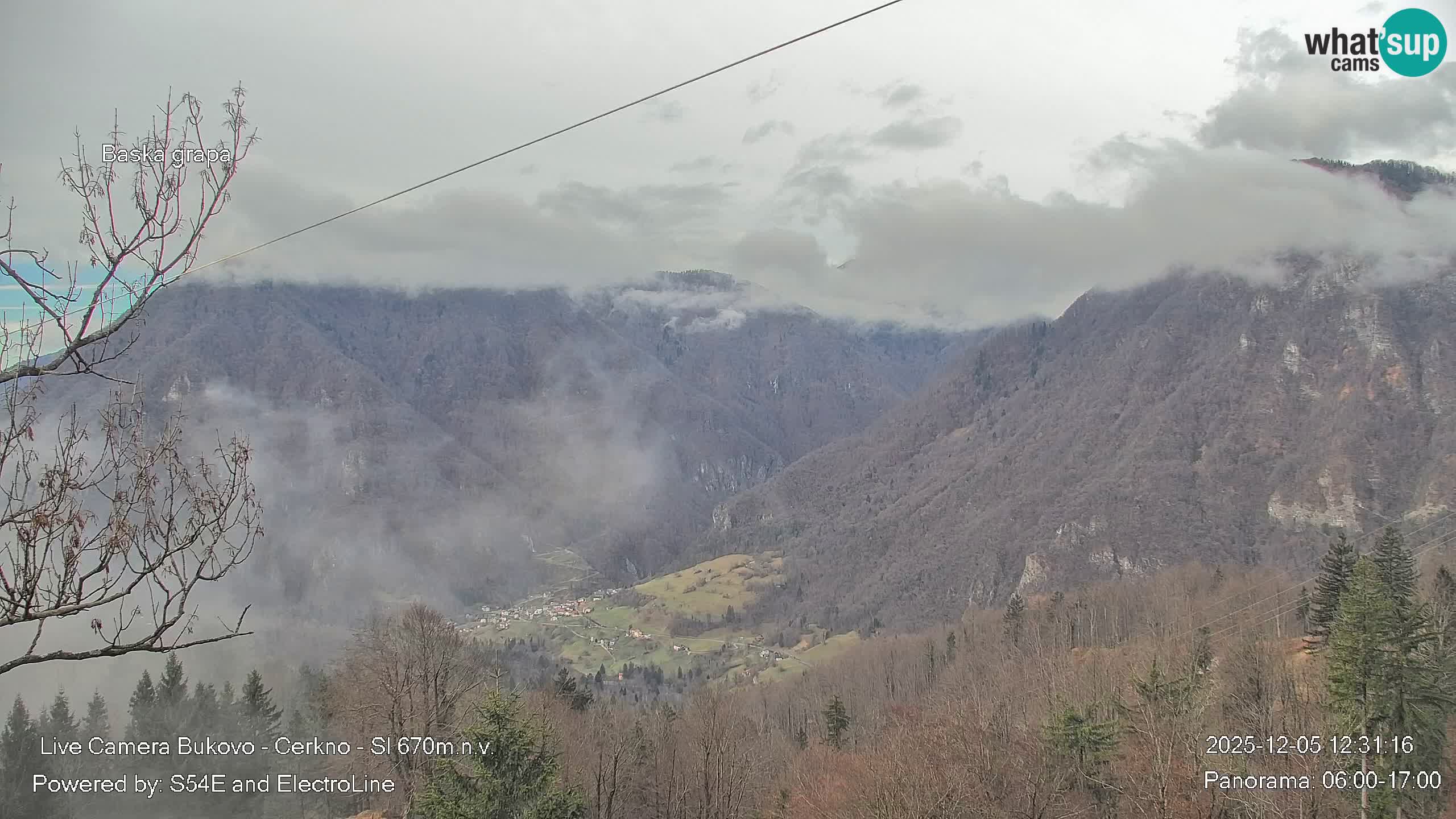 Webcam Bukovo – Baška grapa | Cerkno | Slovenia