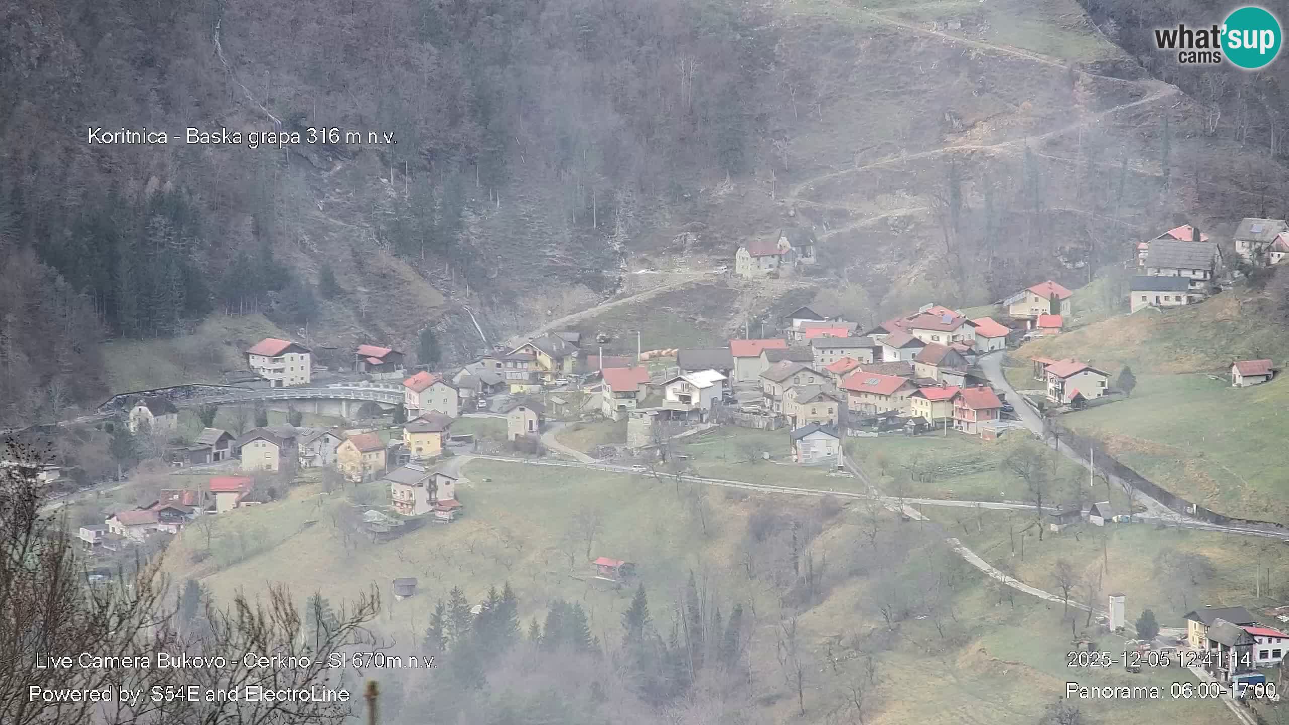 Webcam Bukovo – Baška grapa | Cerkno | Slovenia