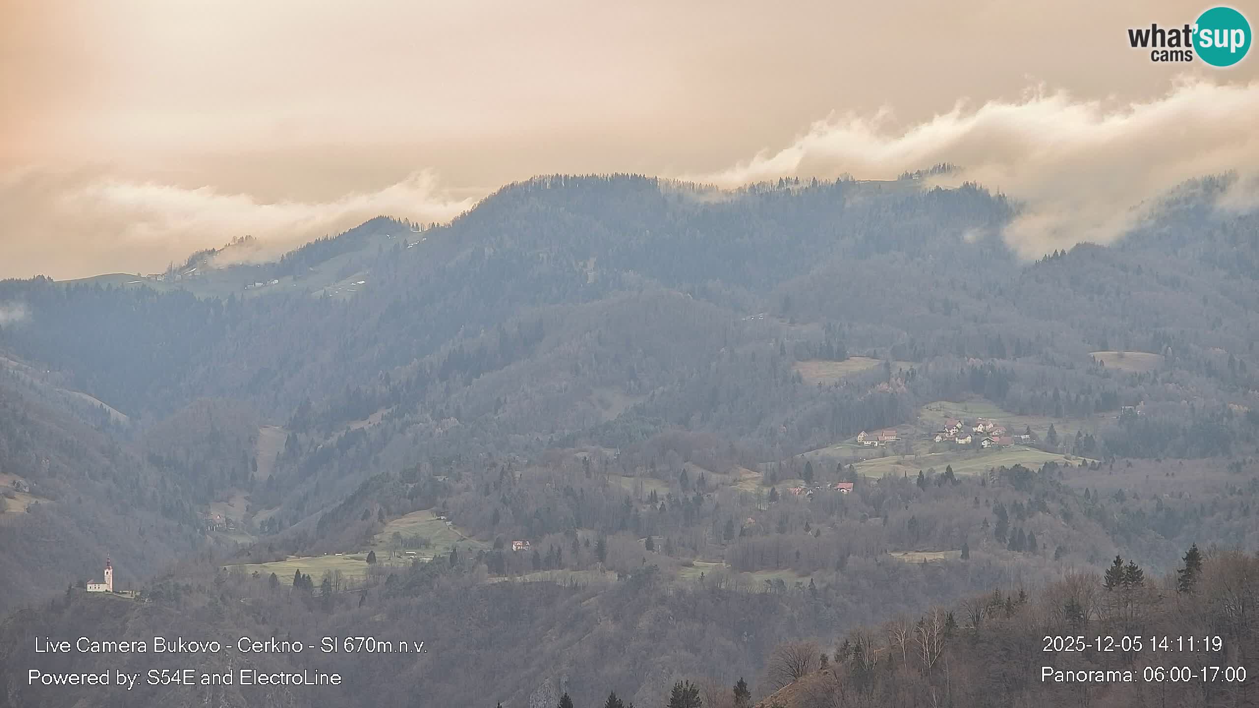 Web kamera Bukovo – Baška grapa | Cerkno | Slovenija