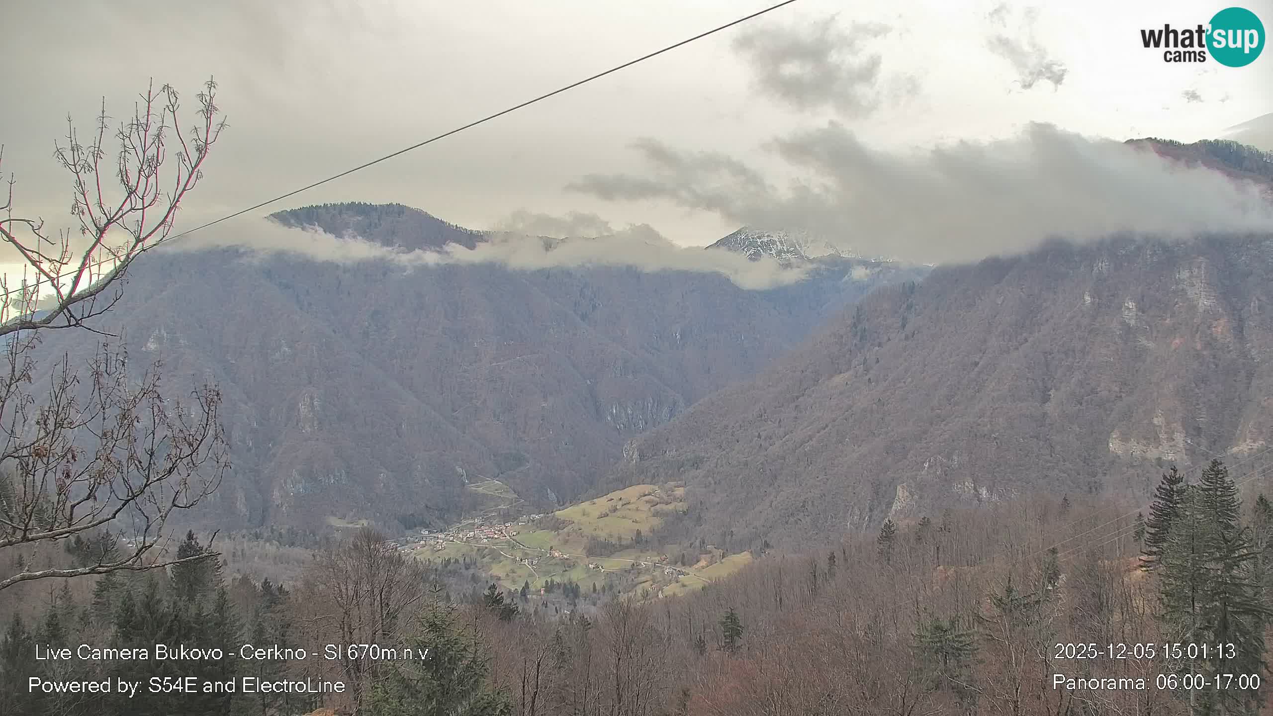 Bukovo Webcam – Baška grapa | Cerkno | Slowenien