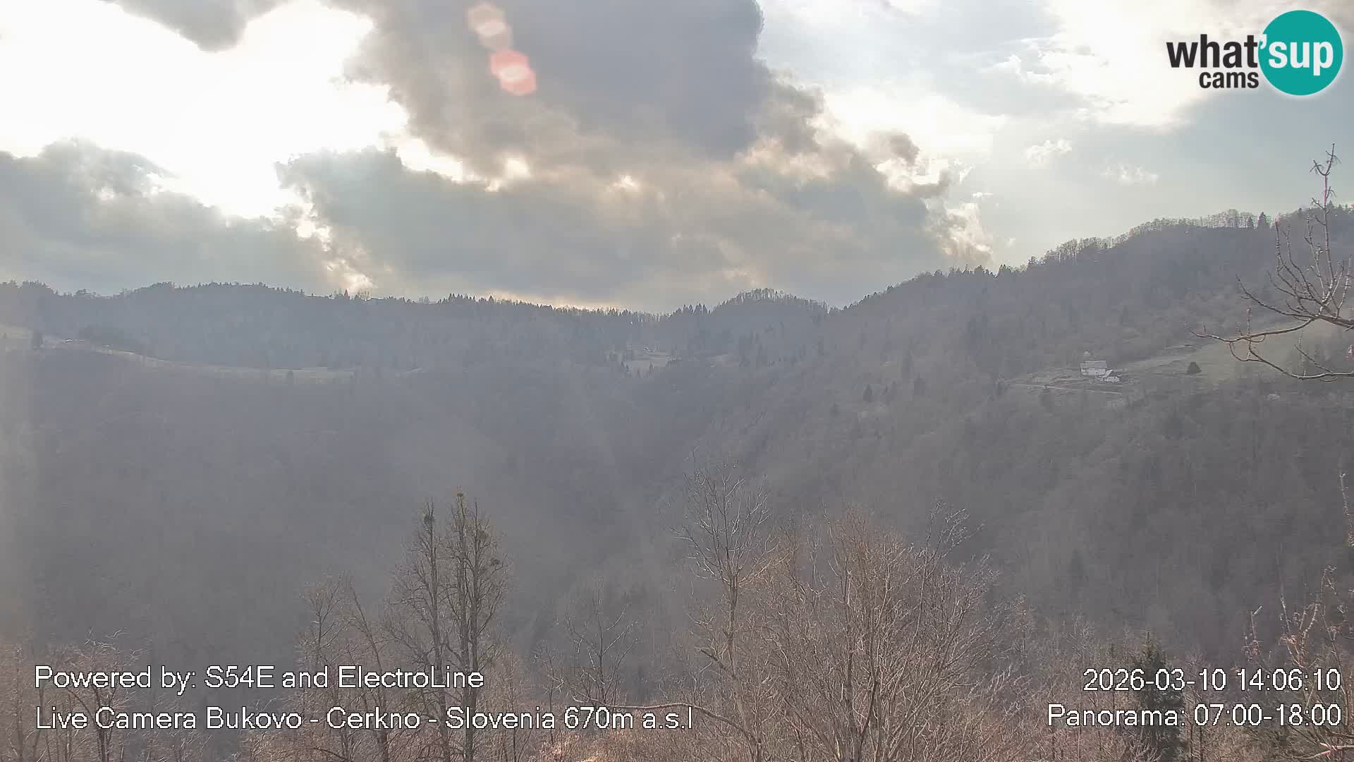 Web kamera Bukovo – Baška grapa | Cerkno | Slovenija