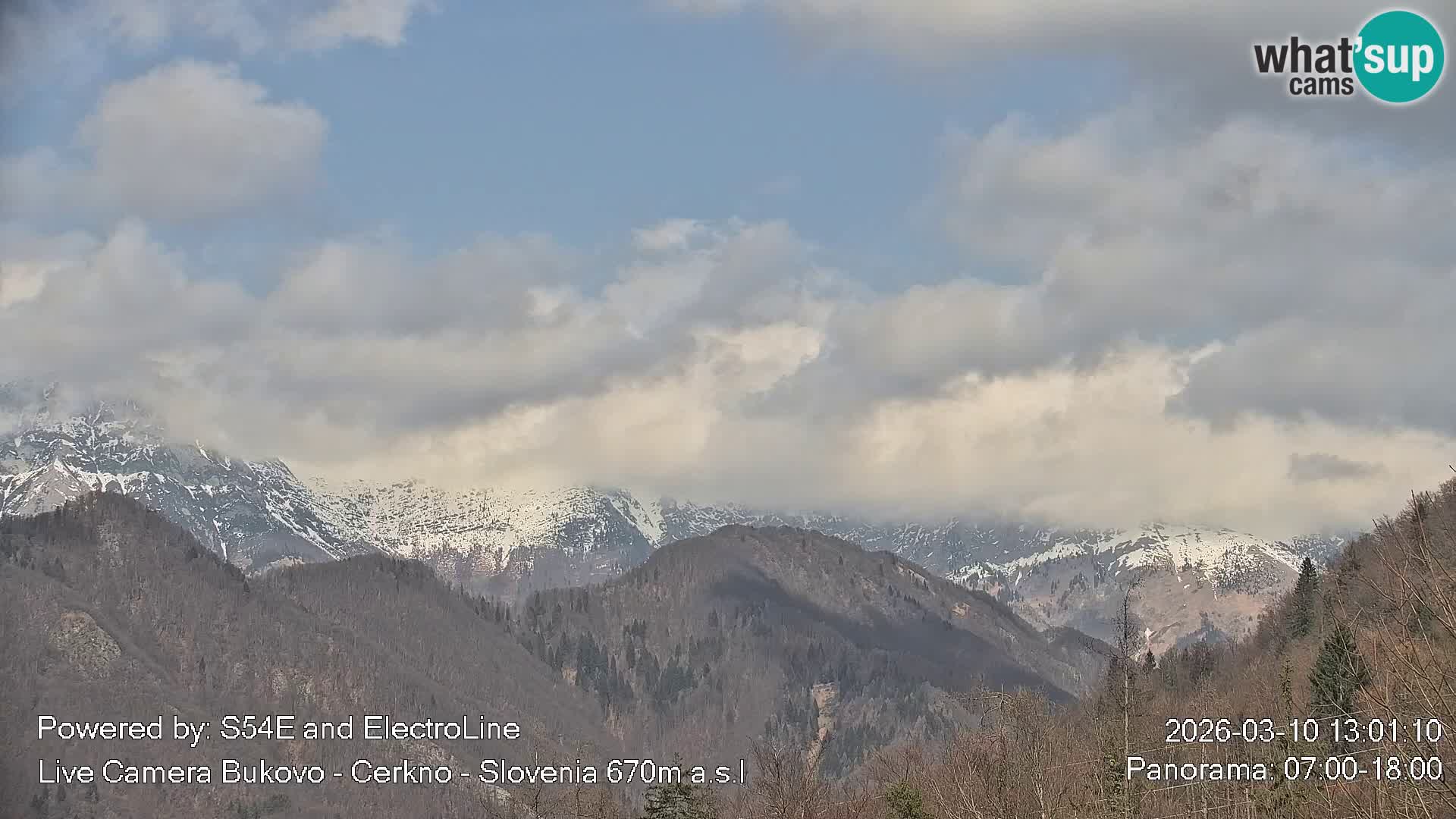 Webcam Bukovo – Baška grapa | Cerkno | Slovenia