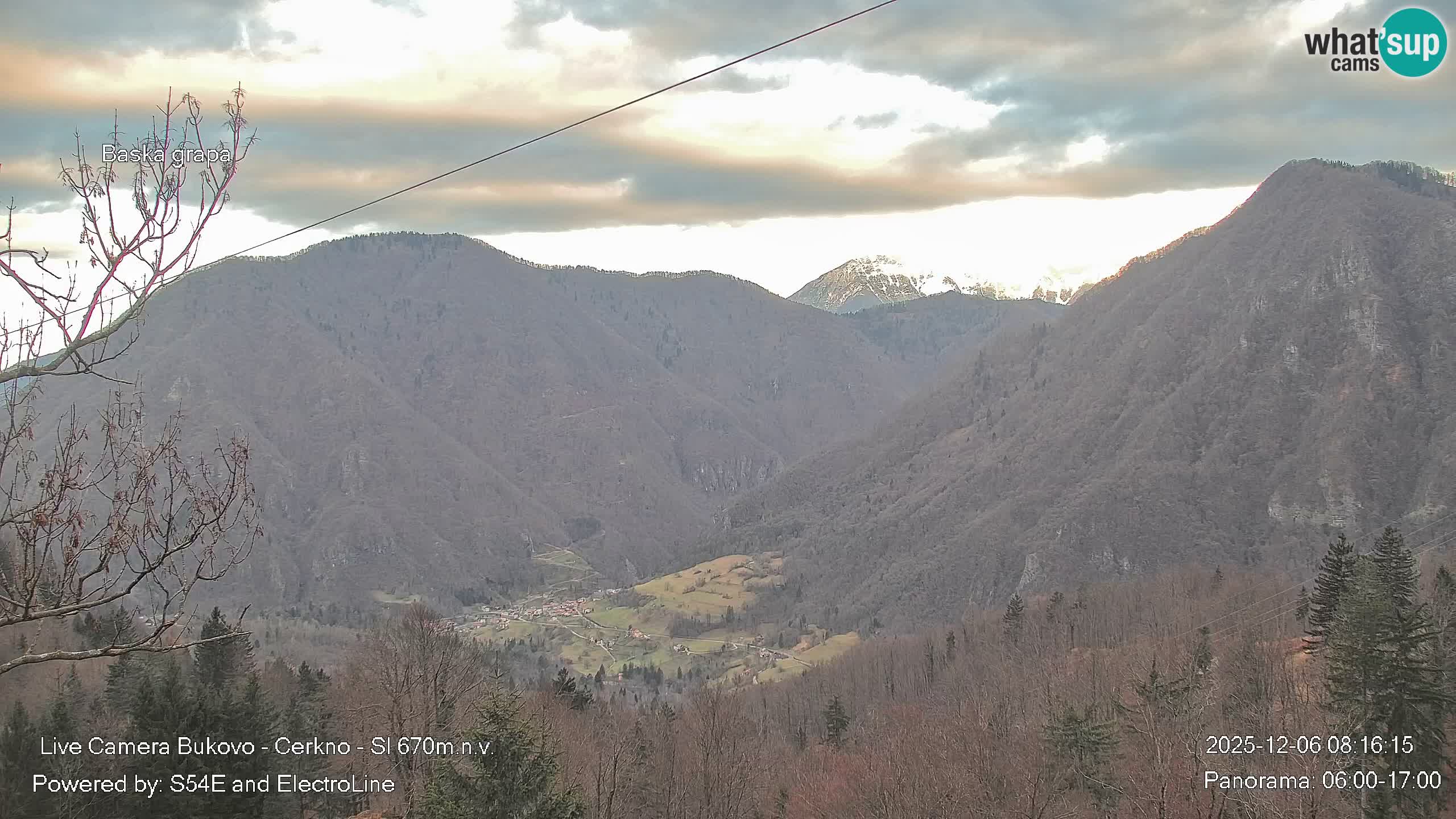 Bukovo Webcam – Baška grapa | Cerkno | Slowenien