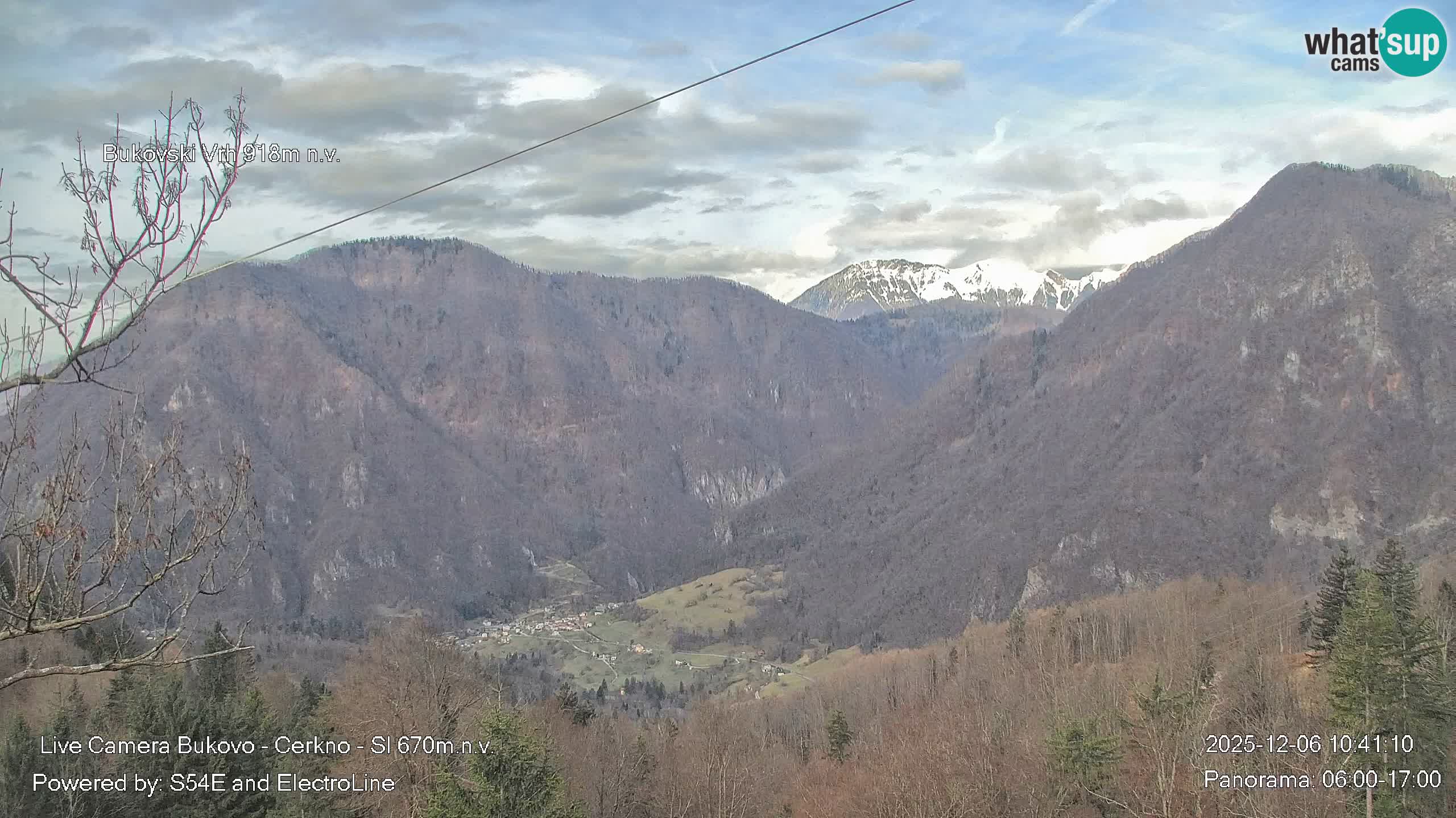 Webcam en vivo Bukovo – Baška grapa | Cerkno | Eslovenia