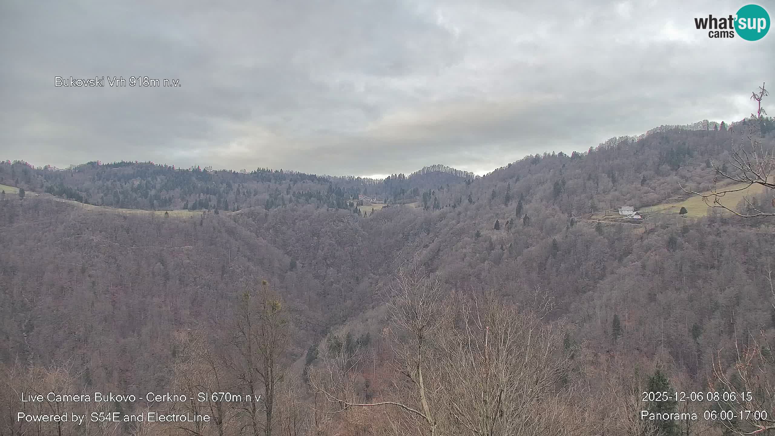 Webcam Bukovo – Baška grapa | Cerkno | Slovénie