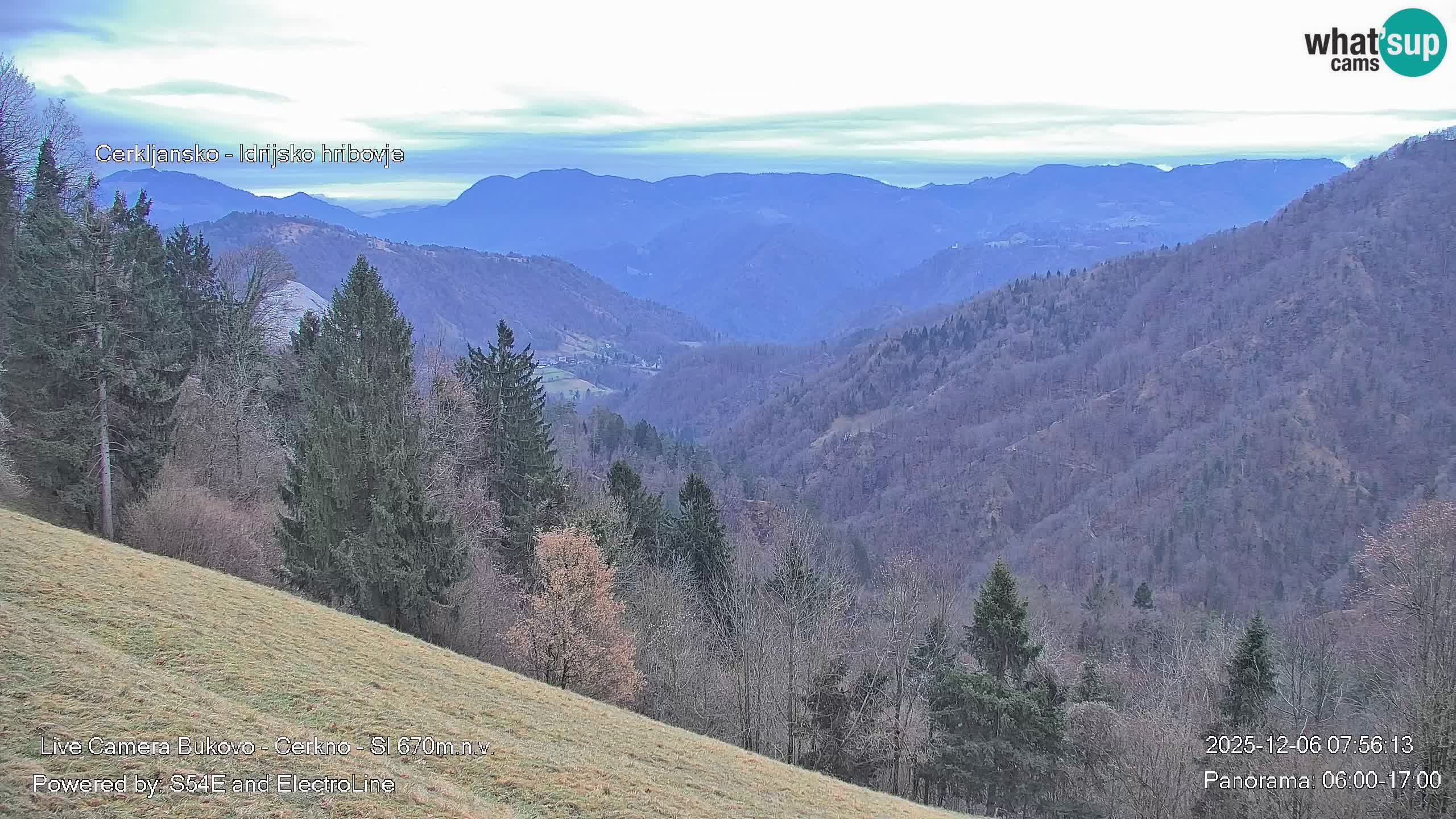Web kamera Bukovo – Baška grapa | Cerkno | Slovenija