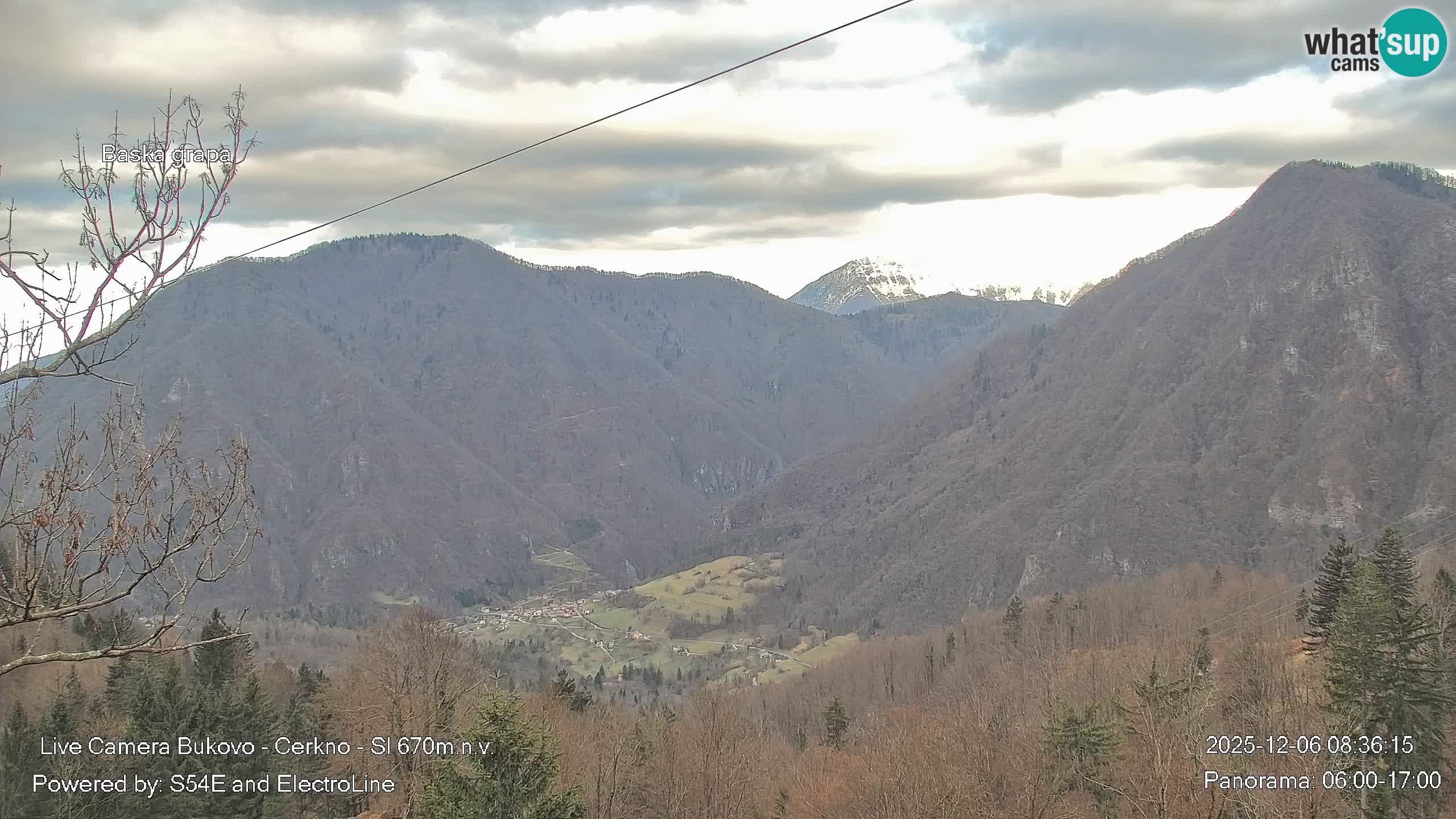 Webcam Bukovo – Baška grapa | Cerkno | Slovenia