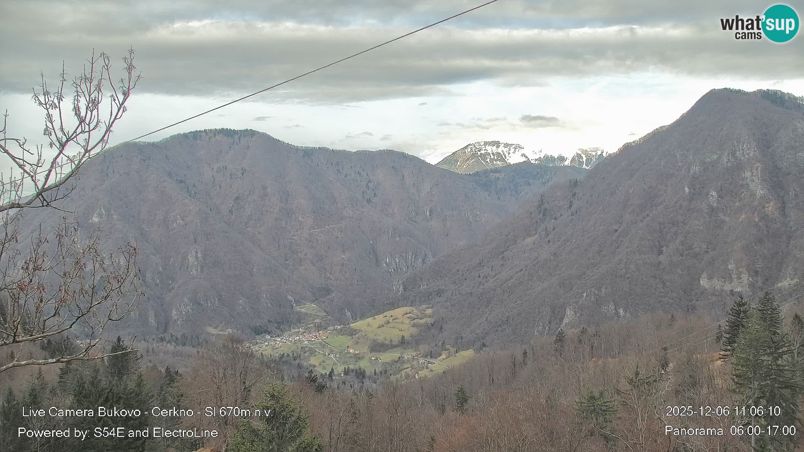 Webcam en vivo Bukovo – Baška grapa | Cerkno | Eslovenia