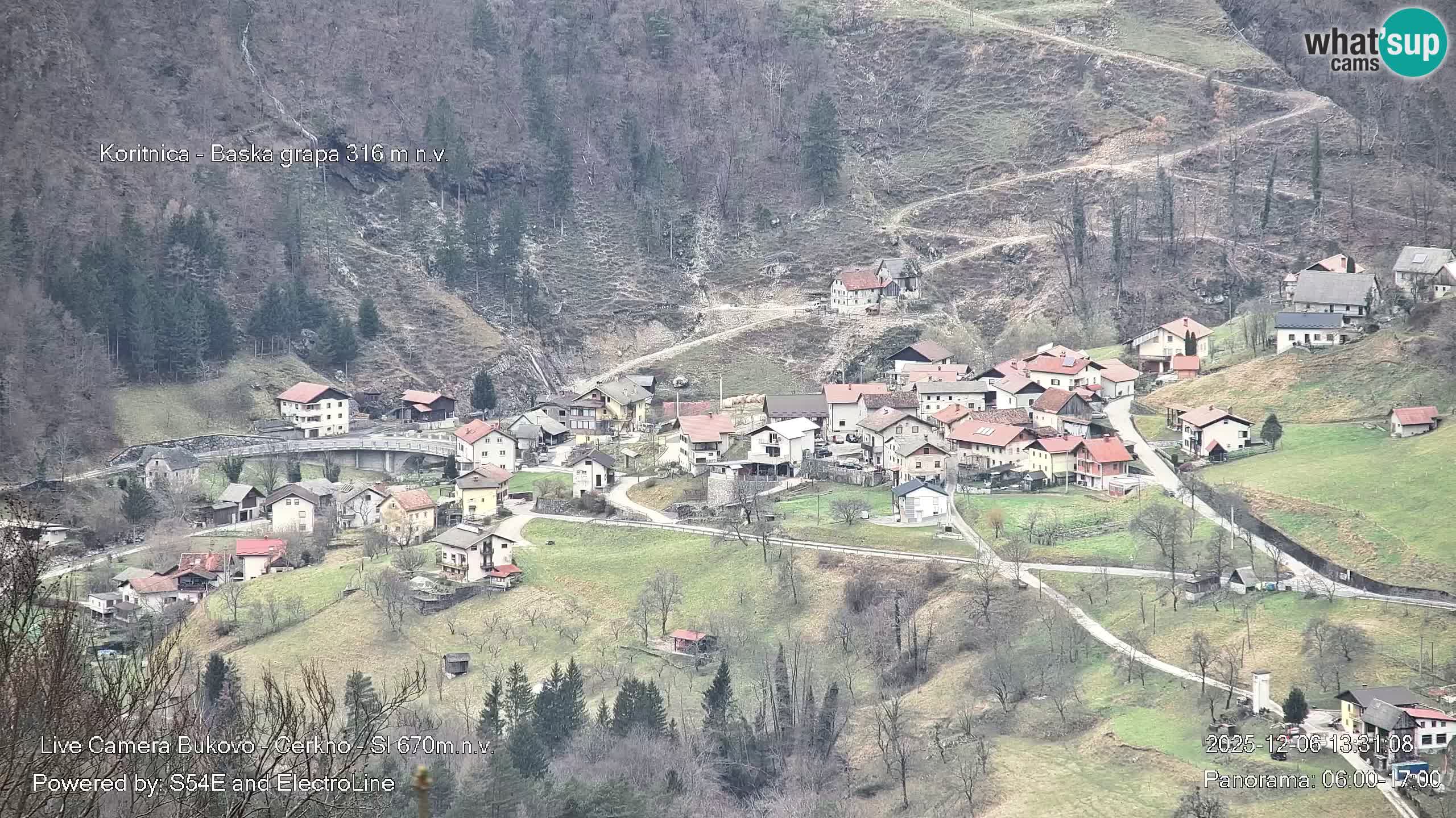 Bukovo Webcam – Baška grapa | Cerkno | Slowenien