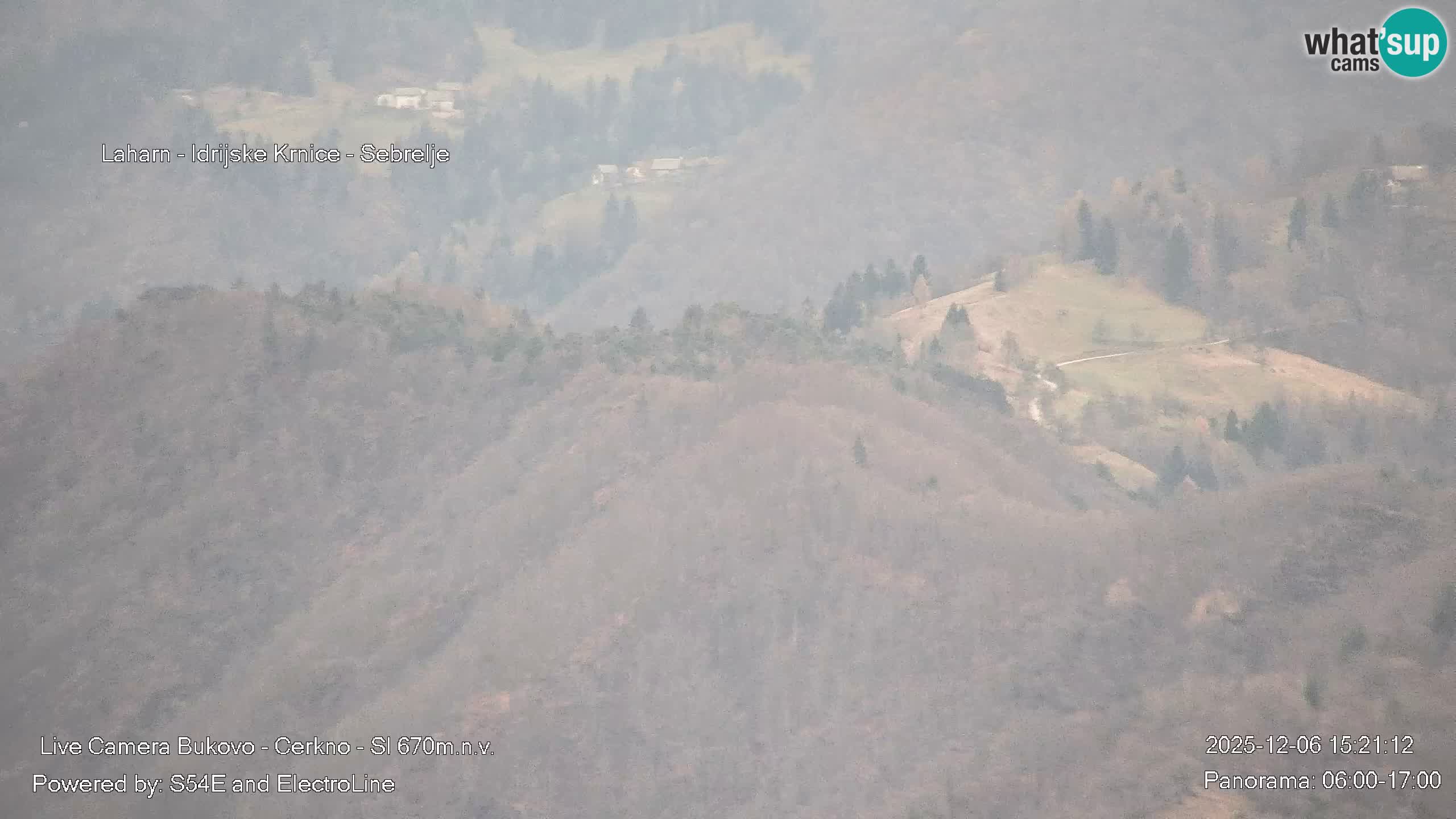 Web kamera Bukovo – Baška grapa | Cerkno | Slovenija