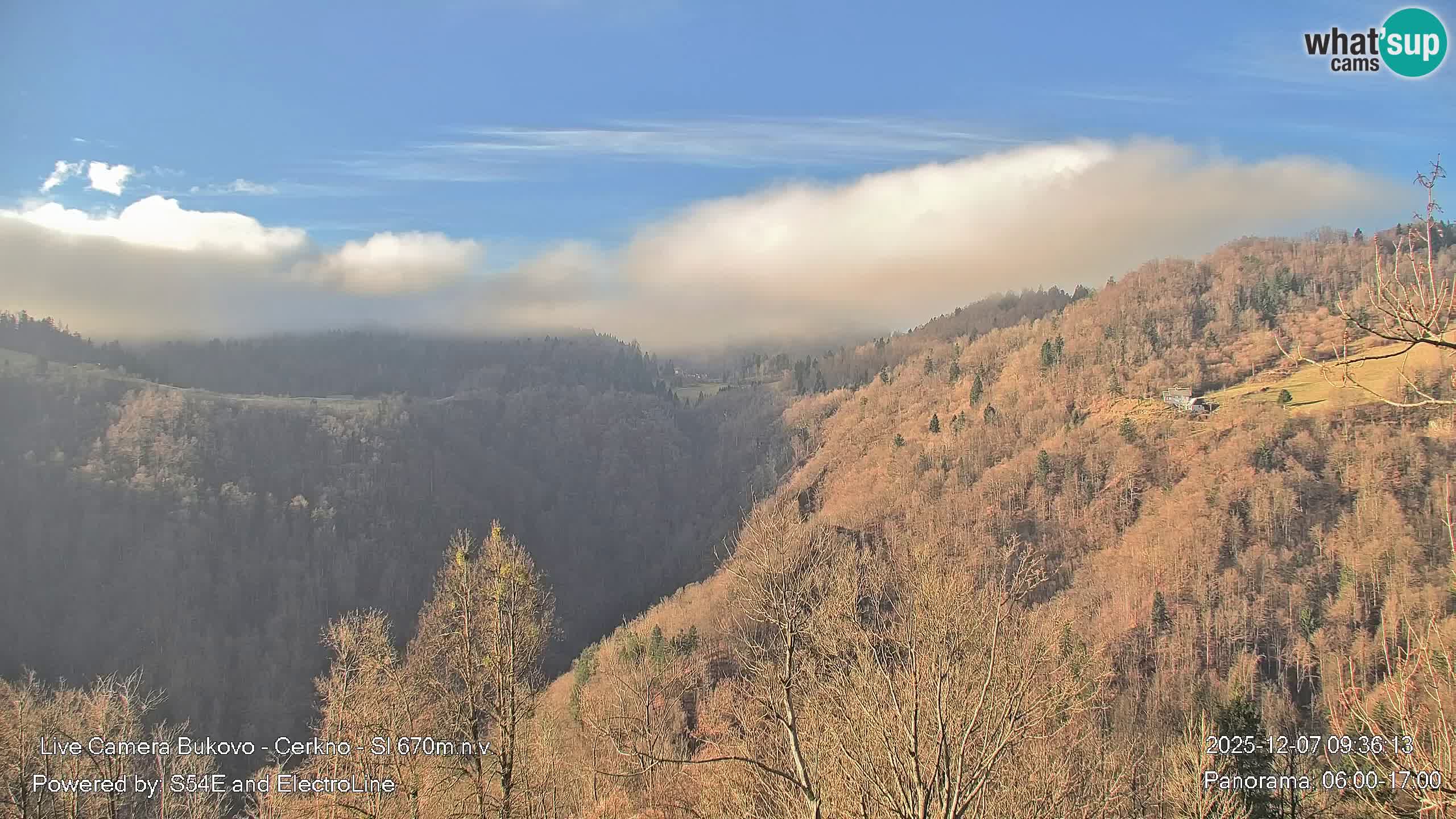 Webcam Bukovo – Baška grapa | Cerkno | Slovenia