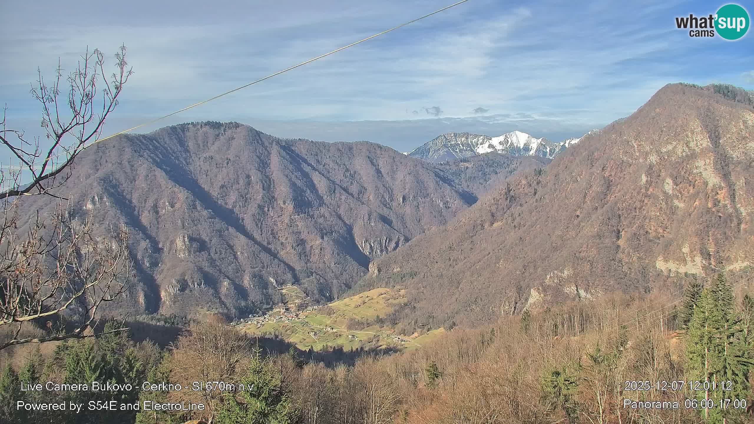 Webcam Bukovo – Baška grapa | Cerkno | Slovénie