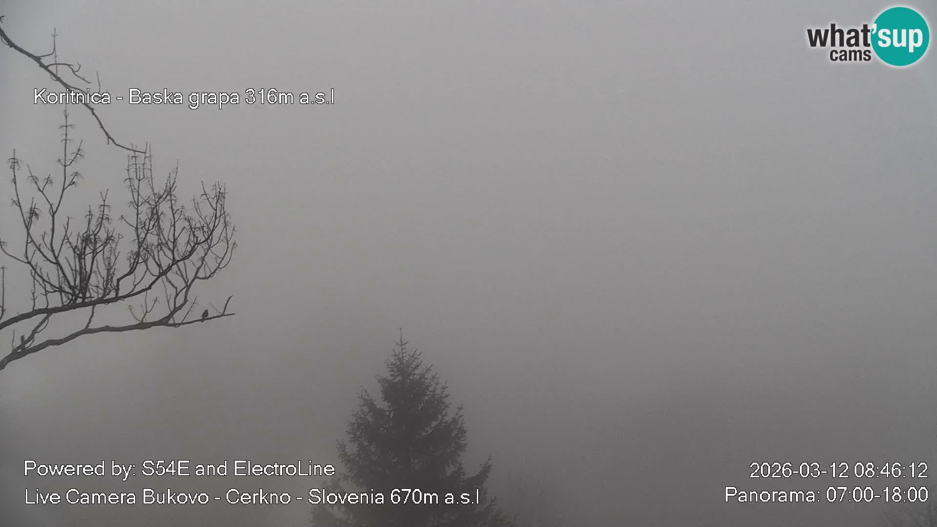 Kamera Bukovo – Baška grapa | Cerkno