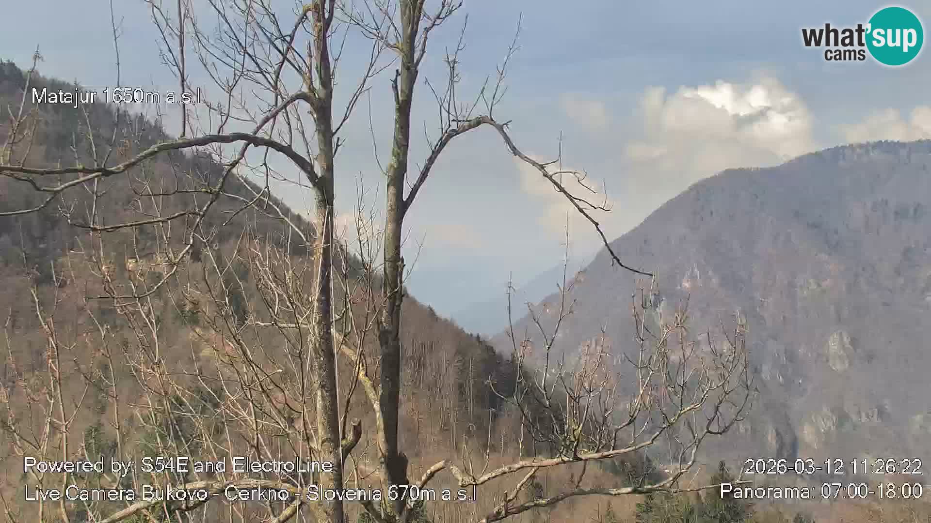 Webcam en vivo Bukovo – Baška grapa | Cerkno | Eslovenia